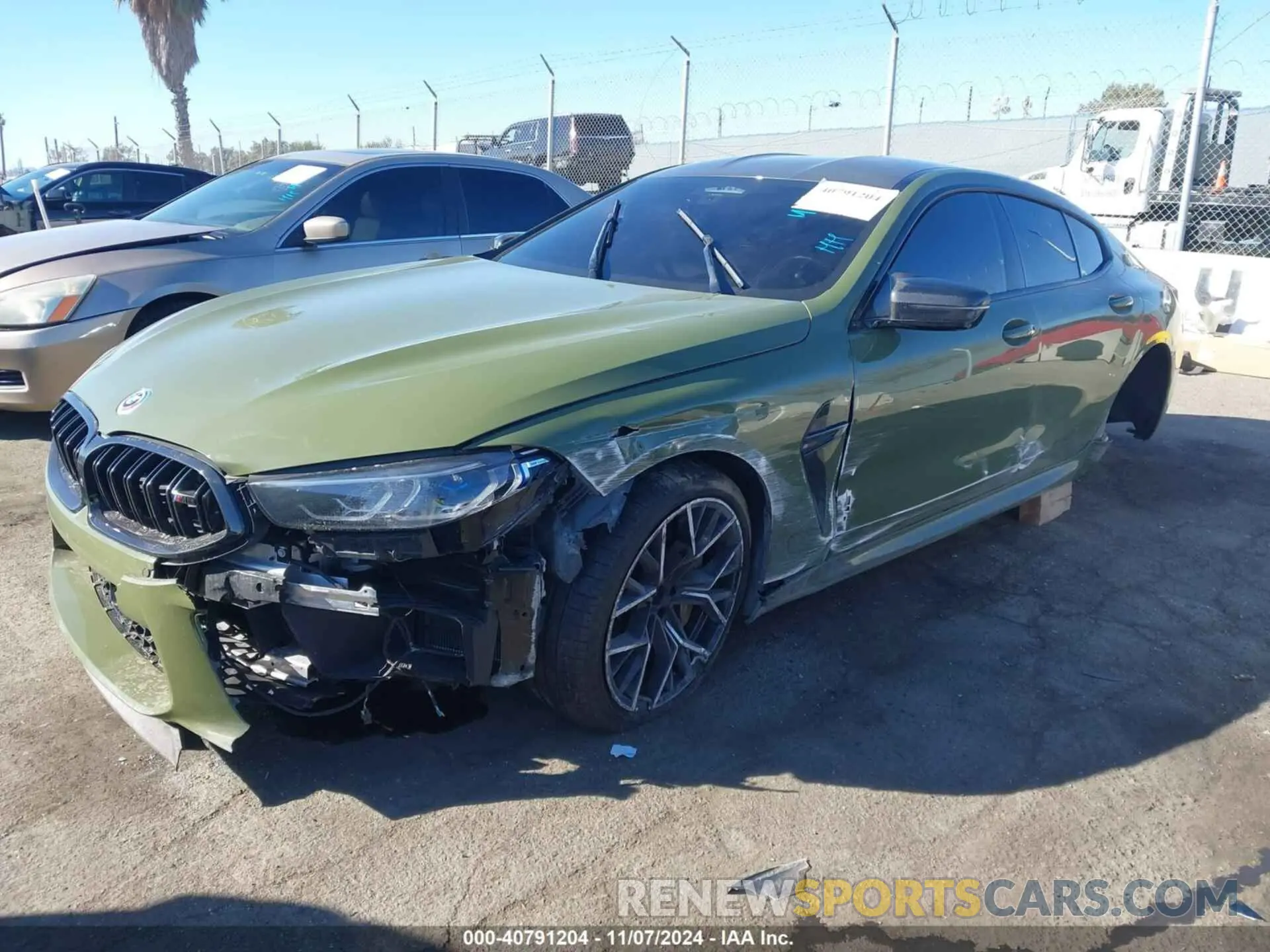 2 Photograph of a damaged car WBSGV0C01PCK50263 BMW M8 GRAN COUPE 2023