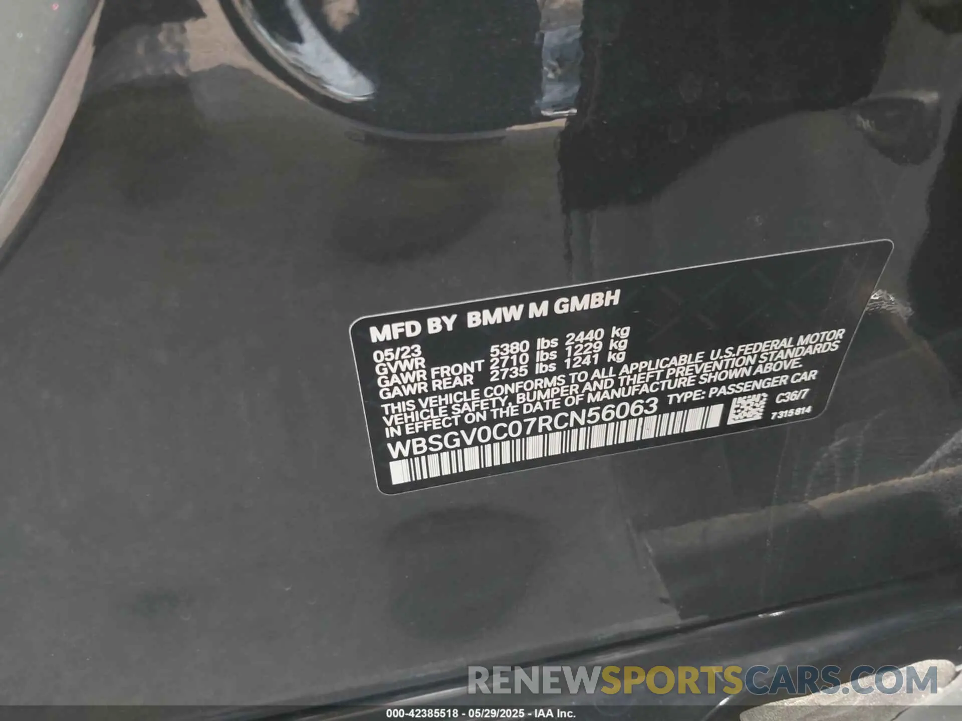 9 Photograph of a damaged car WBSGV0C07RCN56063 BMW M8 GRAN COUPE 2024
