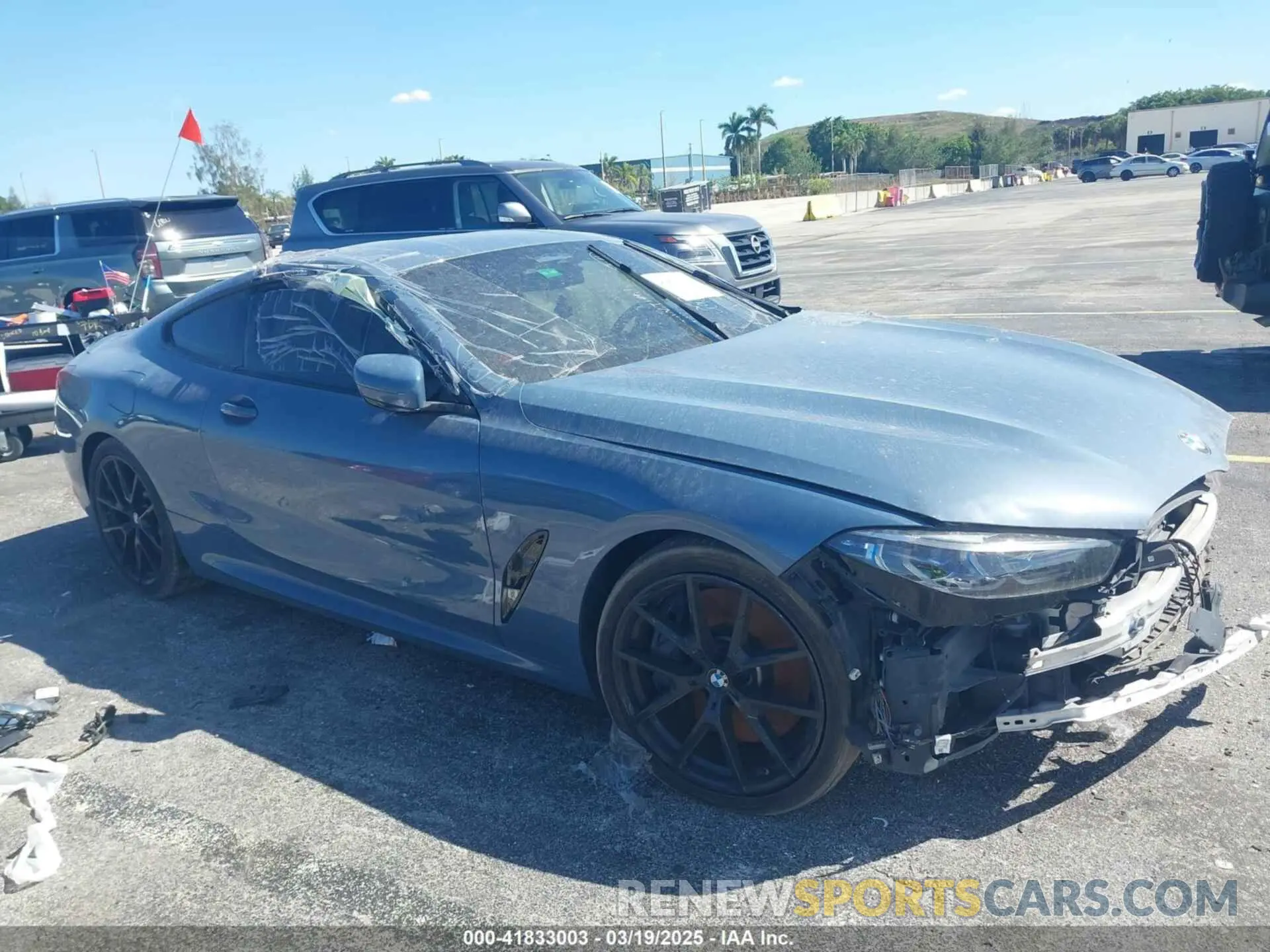 1 Photograph of a damaged car WBABC4C50KBU96114 BMW M850I 2019