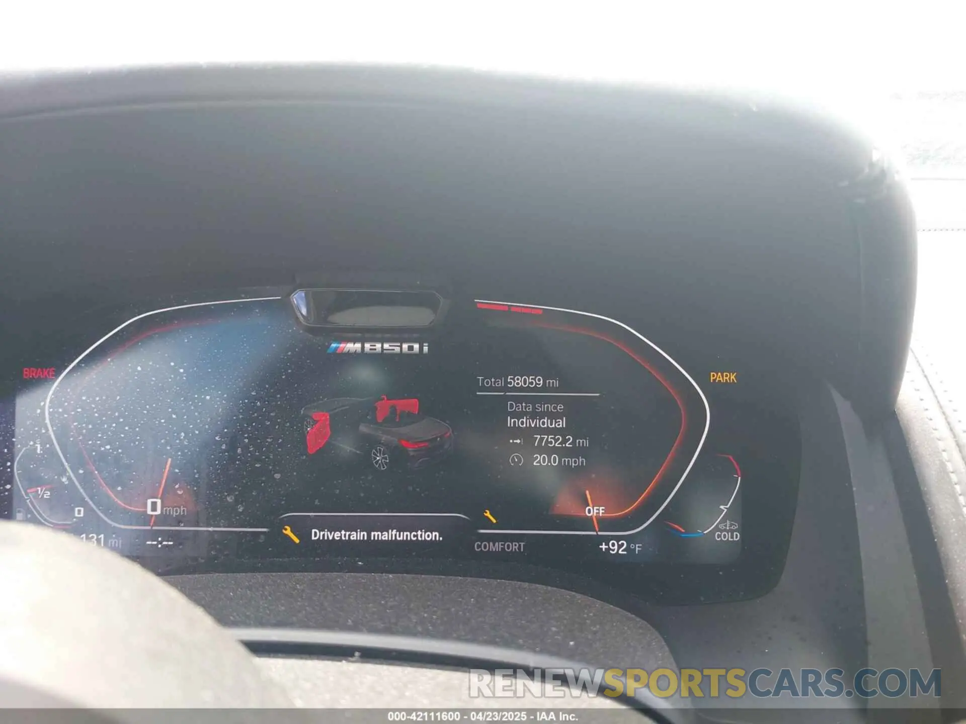 7 Photograph of a damaged car WBAFY4C5XKBX39317 BMW M850I 2019