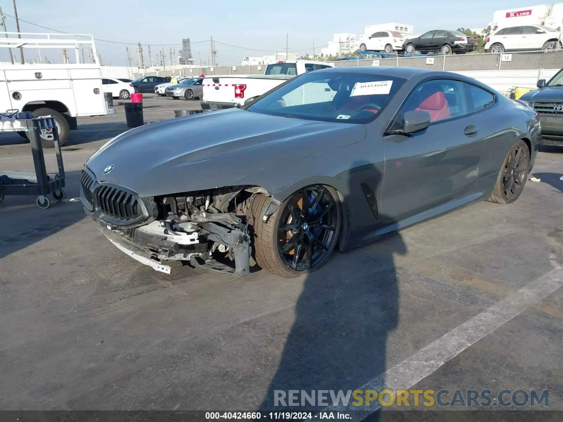 2 Photograph of a damaged car WBABC4C03NCH63509 BMW M850I 2022