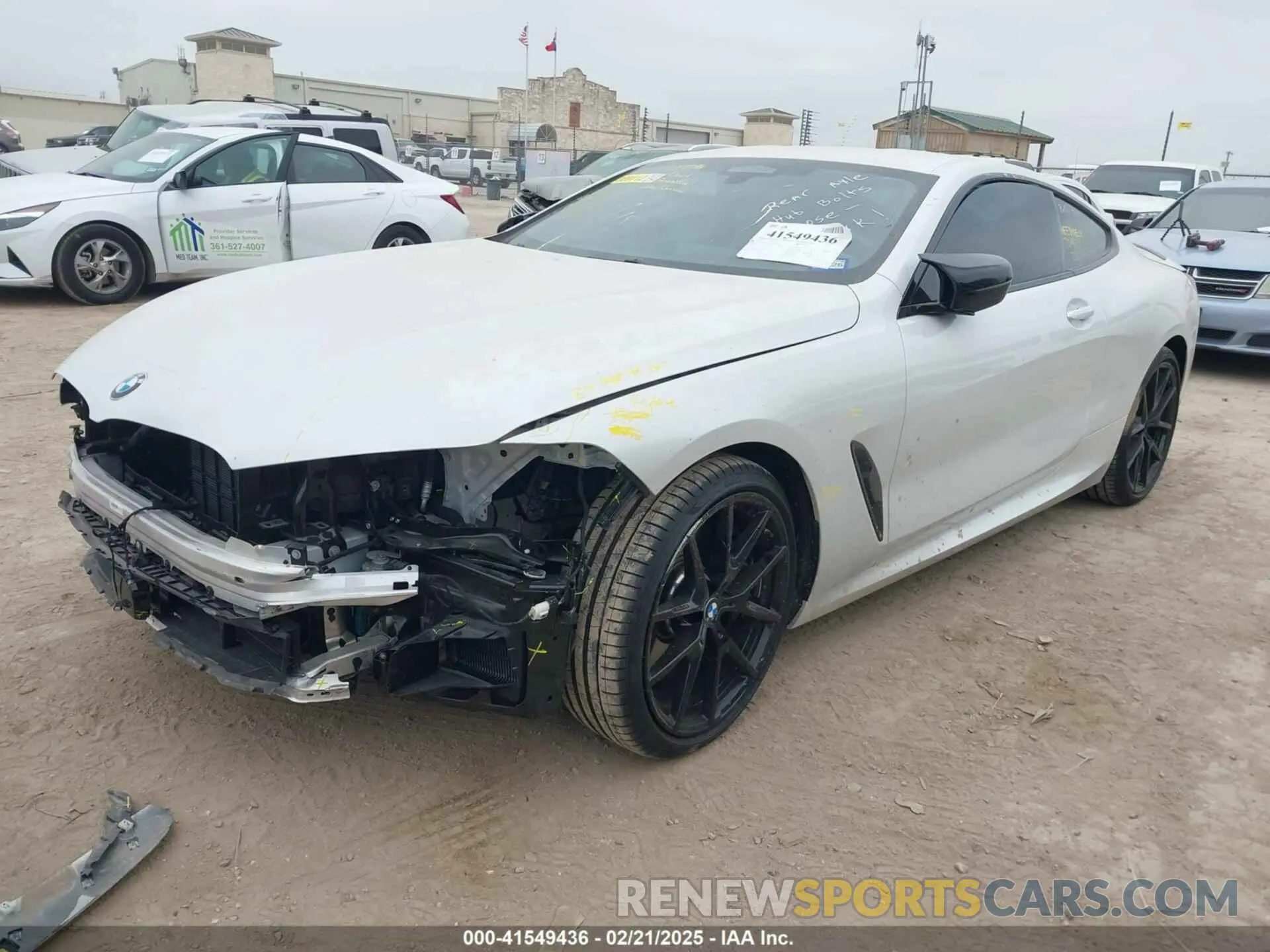 2 Photograph of a damaged car WBABC4C0XRCR16762 BMW M850I 2024
