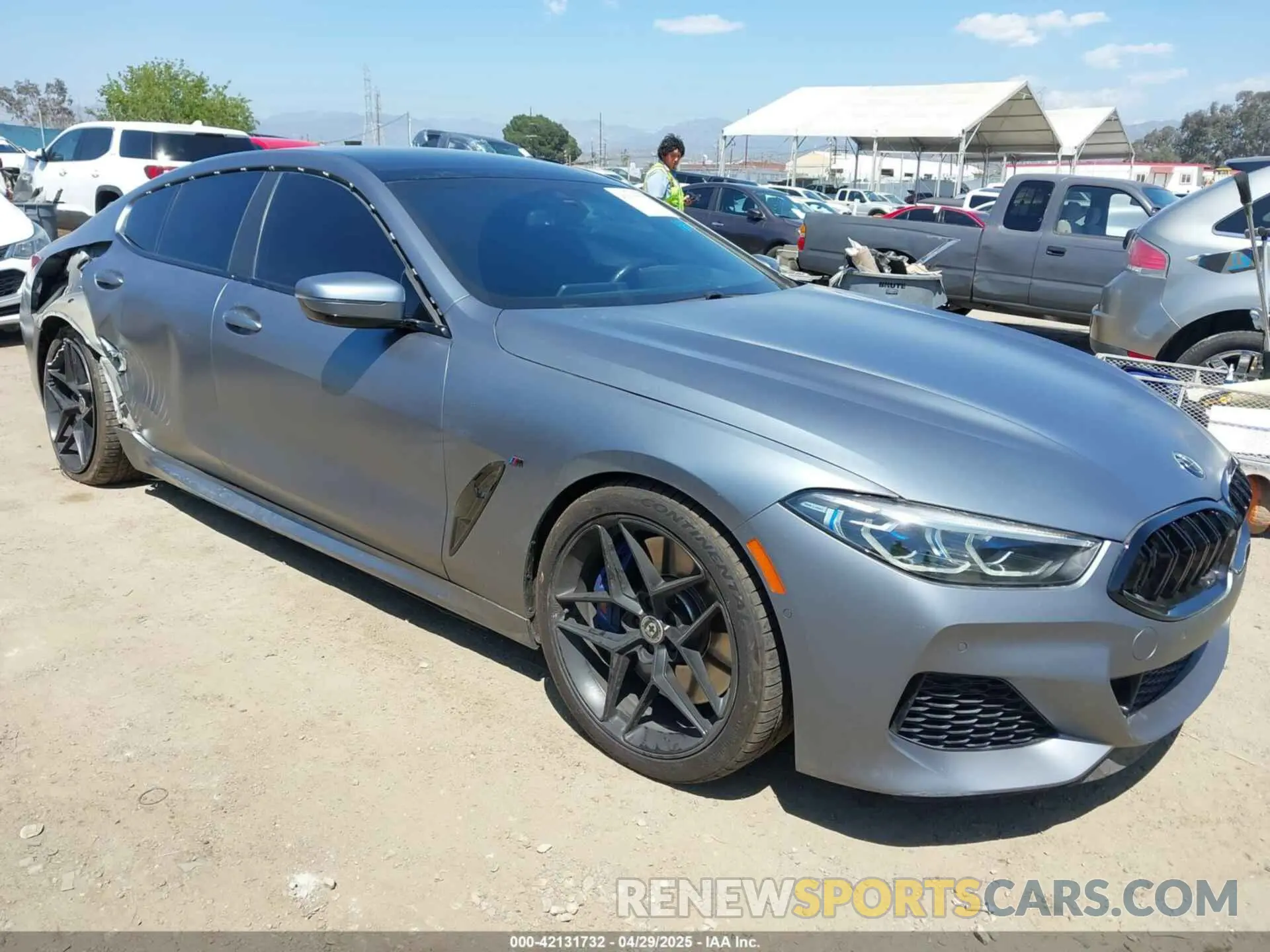 1 Photograph of a damaged car WBAGV8C02LCD45348 BMW M850I GTAN COUPE 2020