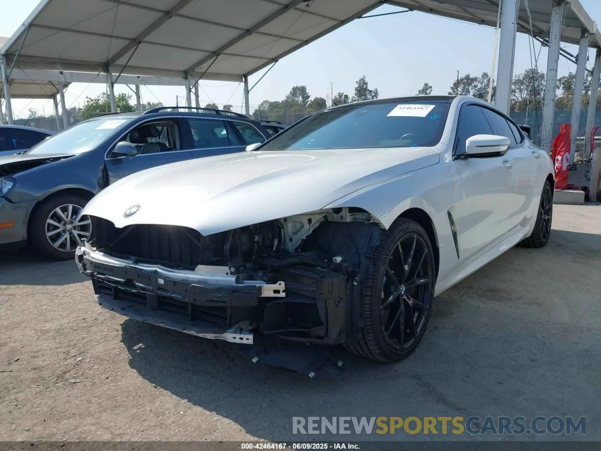 2 Photograph of a damaged car WBAGV8C00NCH84020 BMW M850I GTAN COUPE 2022