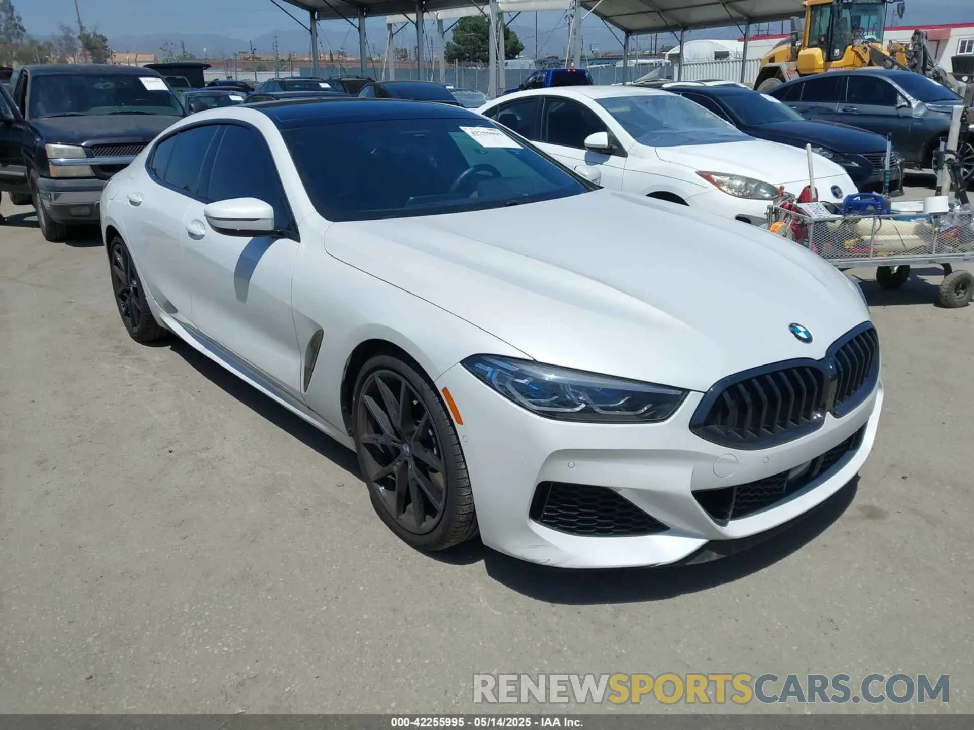 1 Photograph of a damaged car WBAGV8C02NCH87808 BMW M850I GTAN COUPE 2022
