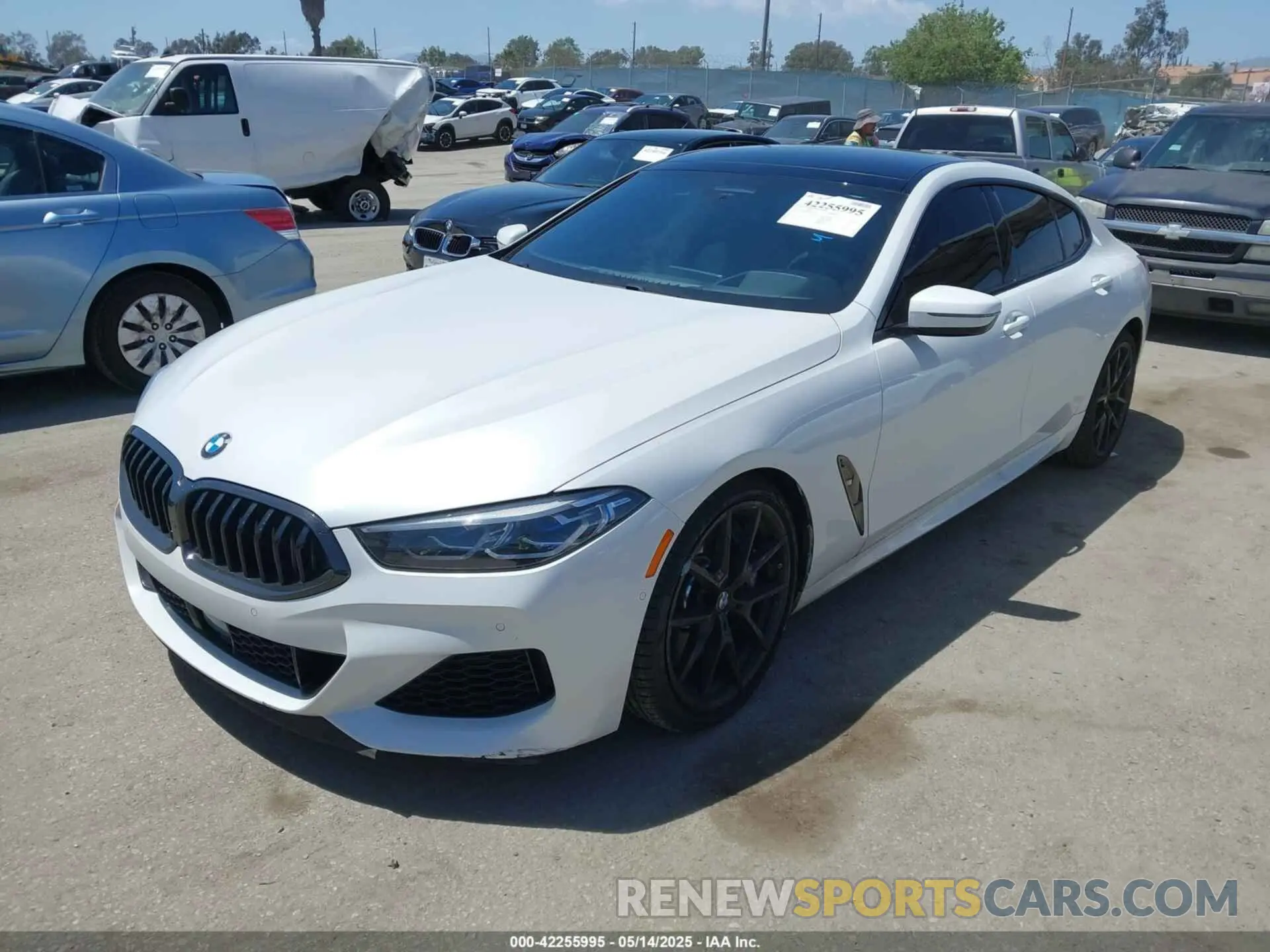 2 Photograph of a damaged car WBAGV8C02NCH87808 BMW M850I GTAN COUPE 2022