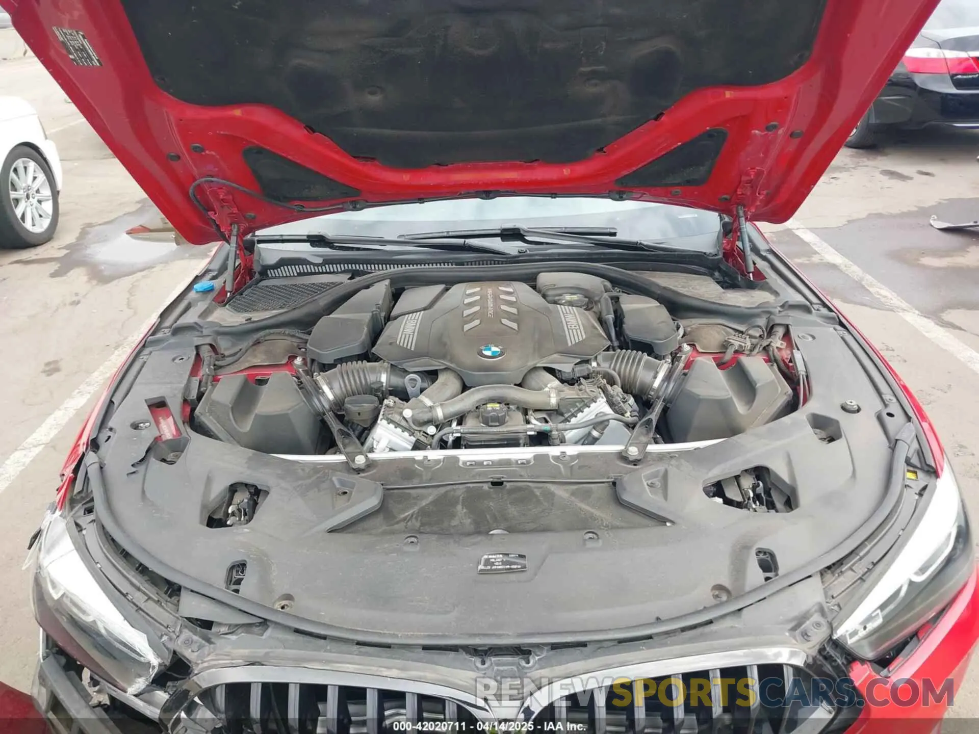 10 Photograph of a damaged car WBAGV8C04NCH90015 BMW M850I GTAN COUPE 2022