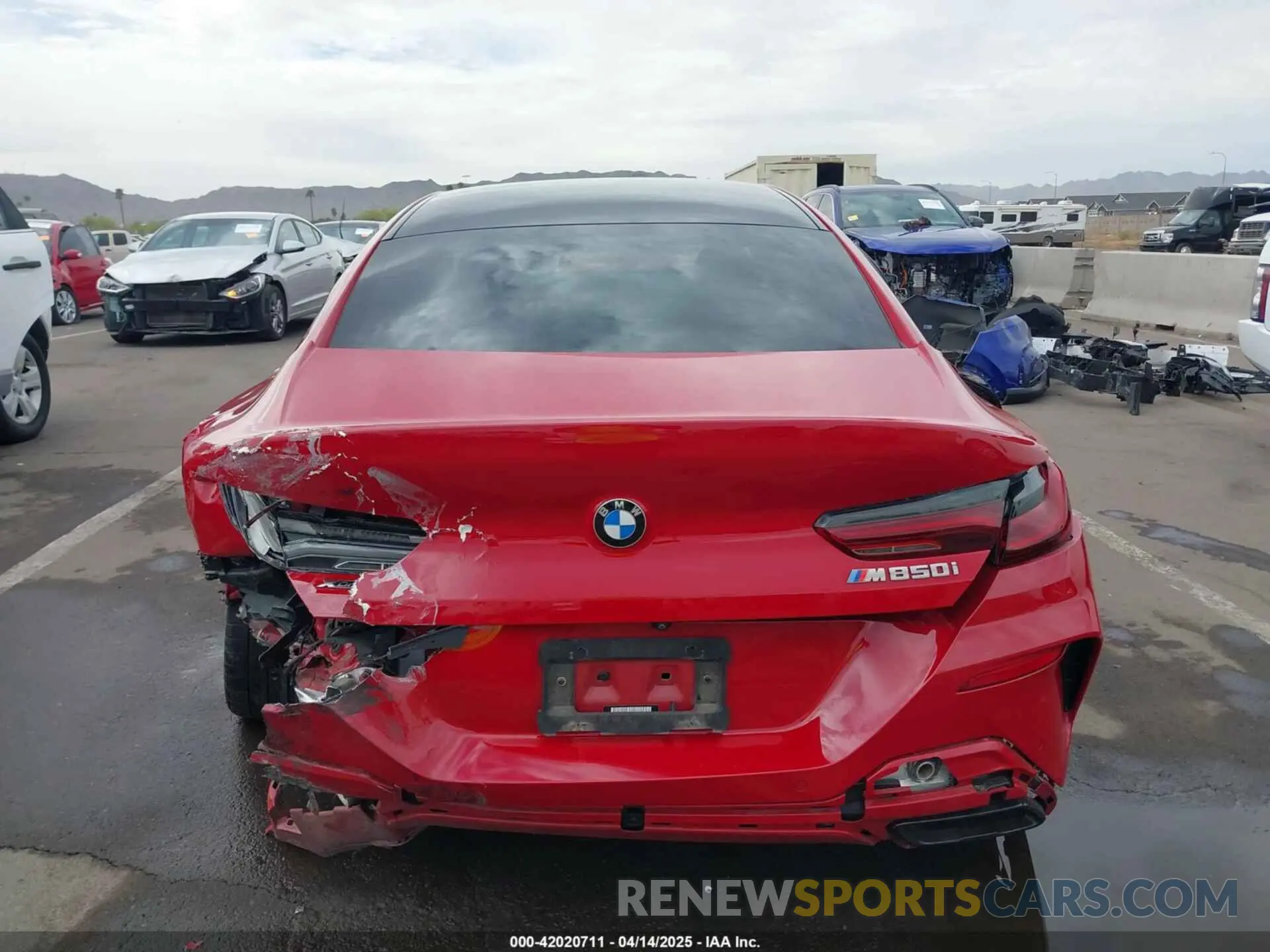 16 Photograph of a damaged car WBAGV8C04NCH90015 BMW M850I GTAN COUPE 2022