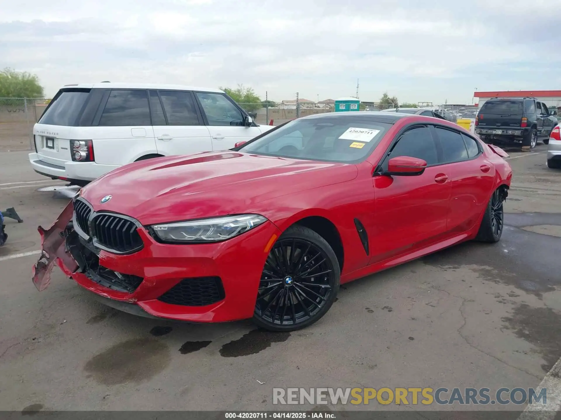 2 Photograph of a damaged car WBAGV8C04NCH90015 BMW M850I GTAN COUPE 2022