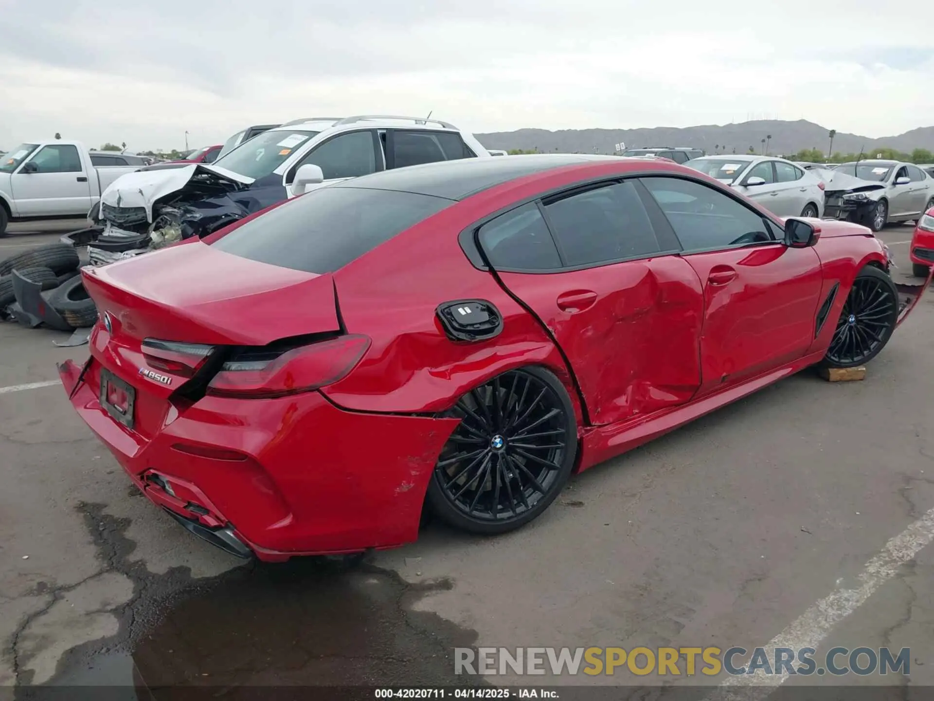 4 Photograph of a damaged car WBAGV8C04NCH90015 BMW M850I GTAN COUPE 2022