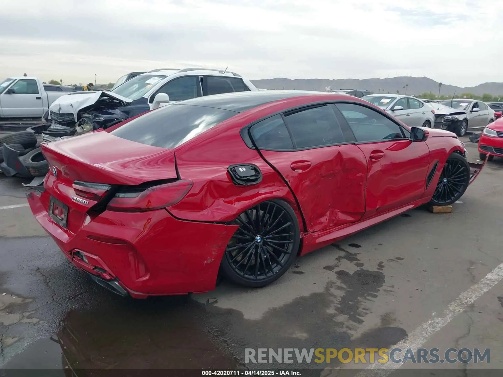 6 Photograph of a damaged car WBAGV8C04NCH90015 BMW M850I GTAN COUPE 2022