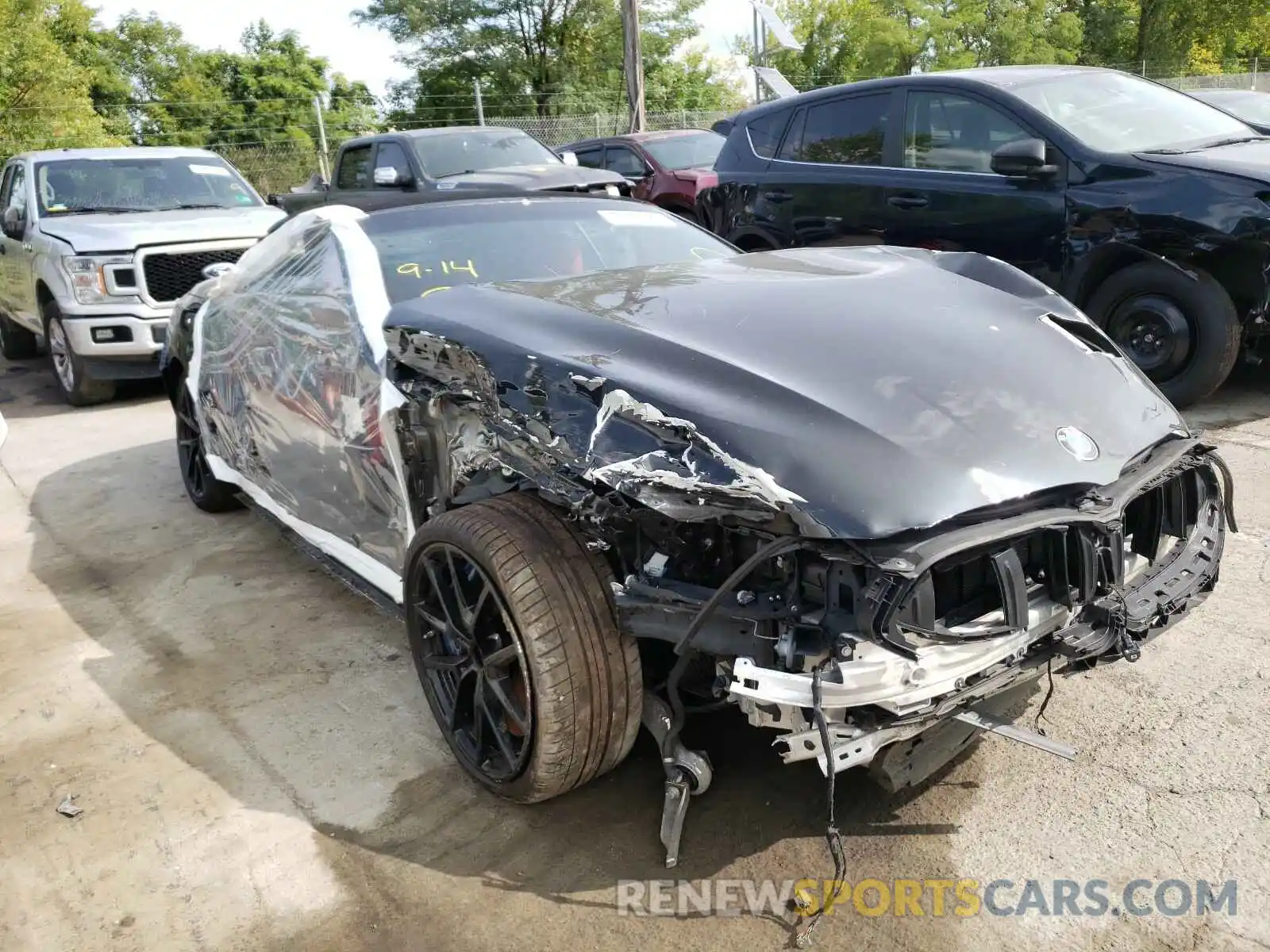 1 Photograph of a damaged car WBAFY4C50KBX29721 BMW M850XI 2019