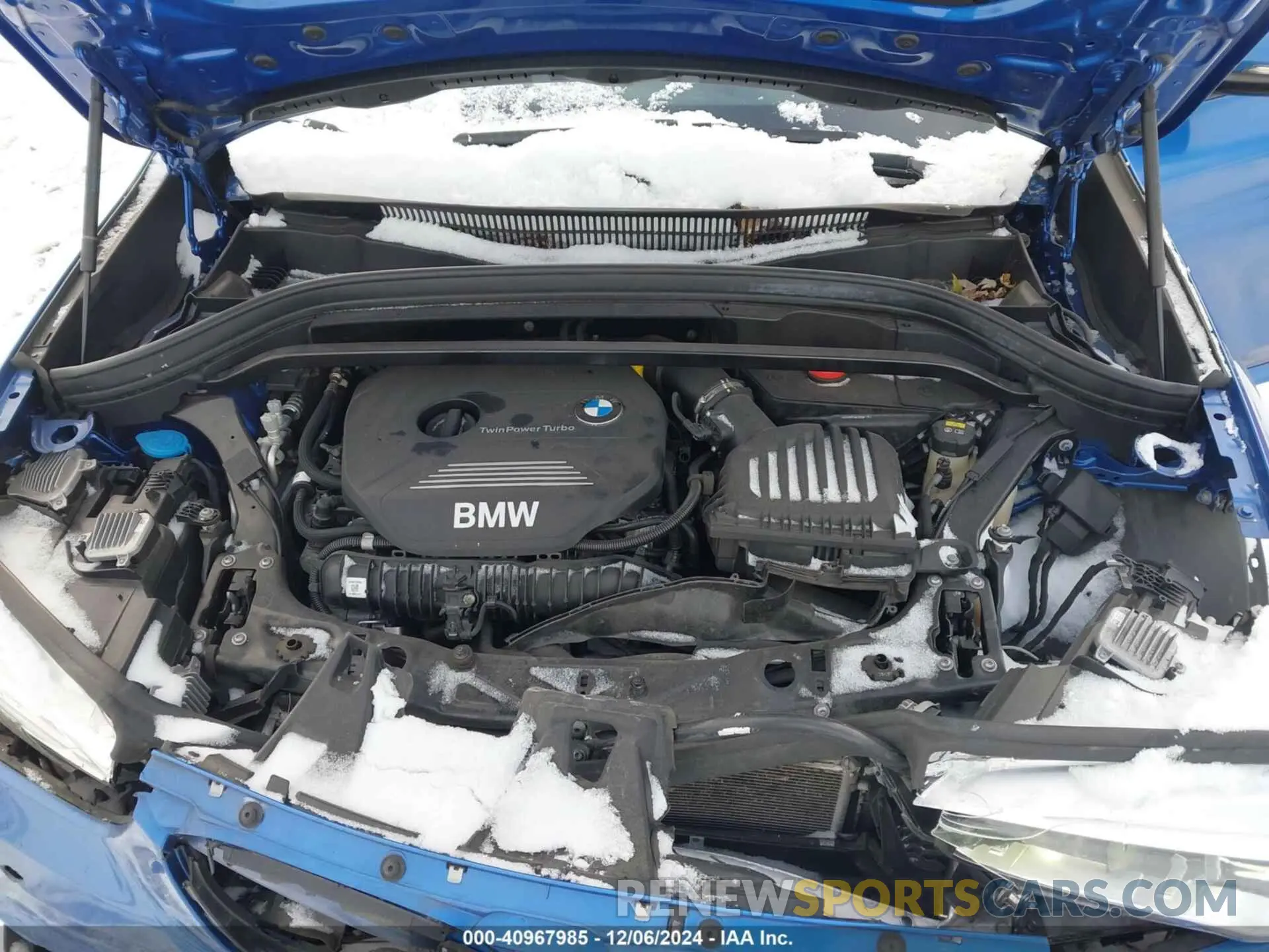 10 Photograph of a damaged car WBXHT3C50K3H36589 BMW X1 2019