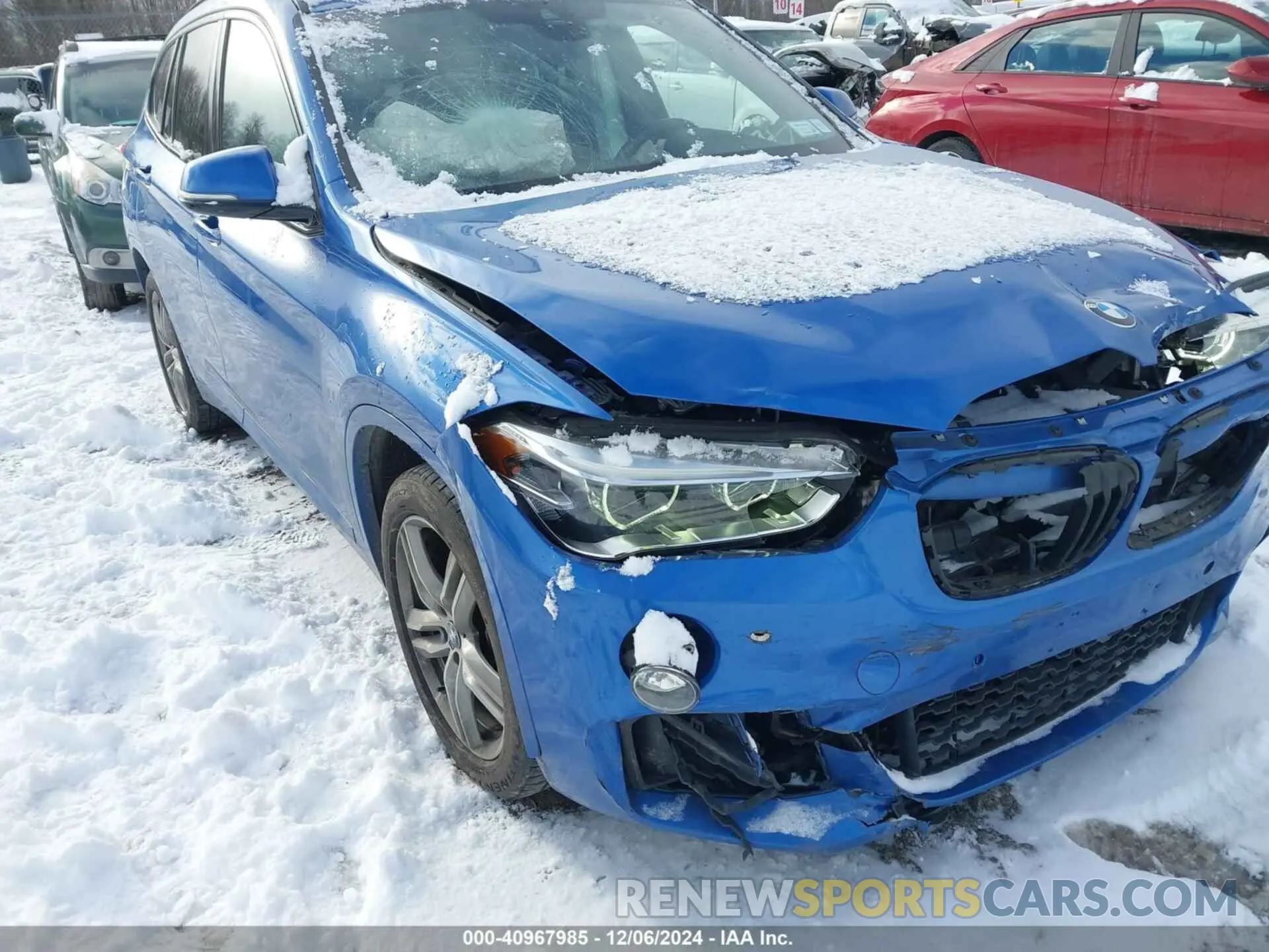 18 Photograph of a damaged car WBXHT3C50K3H36589 BMW X1 2019