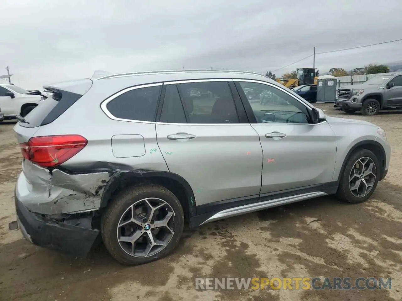 3 Photograph of a damaged car WBXHT3C52K3H33936 BMW X1 2019