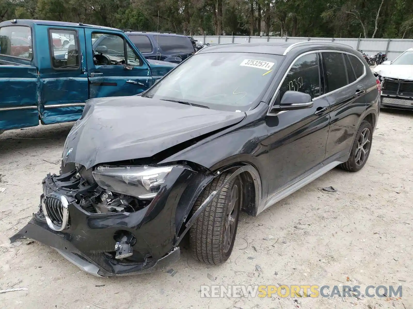 2 Photograph of a damaged car WBXHT3C52K3H36691 BMW X1 2019