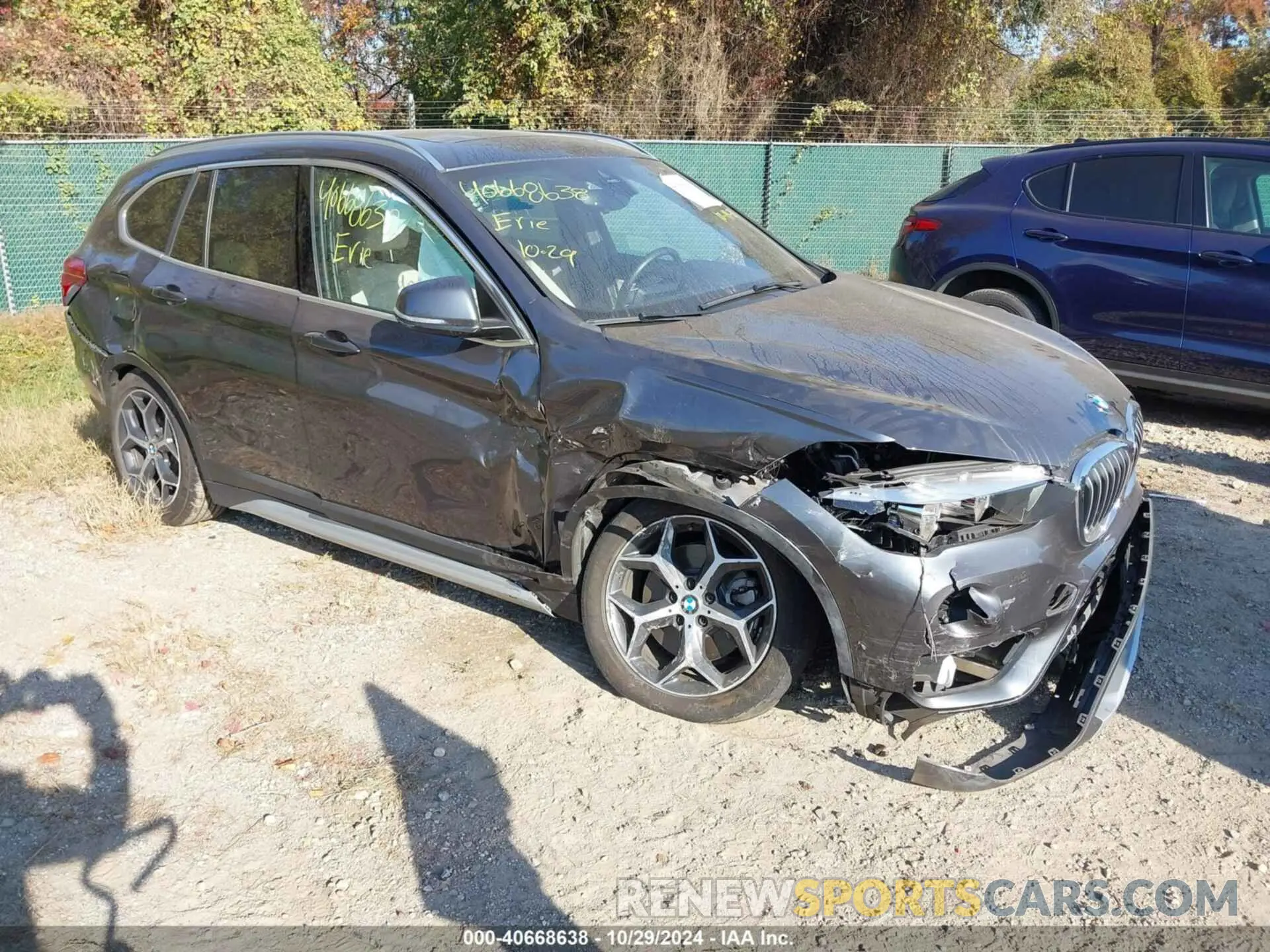 1 Photograph of a damaged car WBXHT3C52K5L36955 BMW X1 2019
