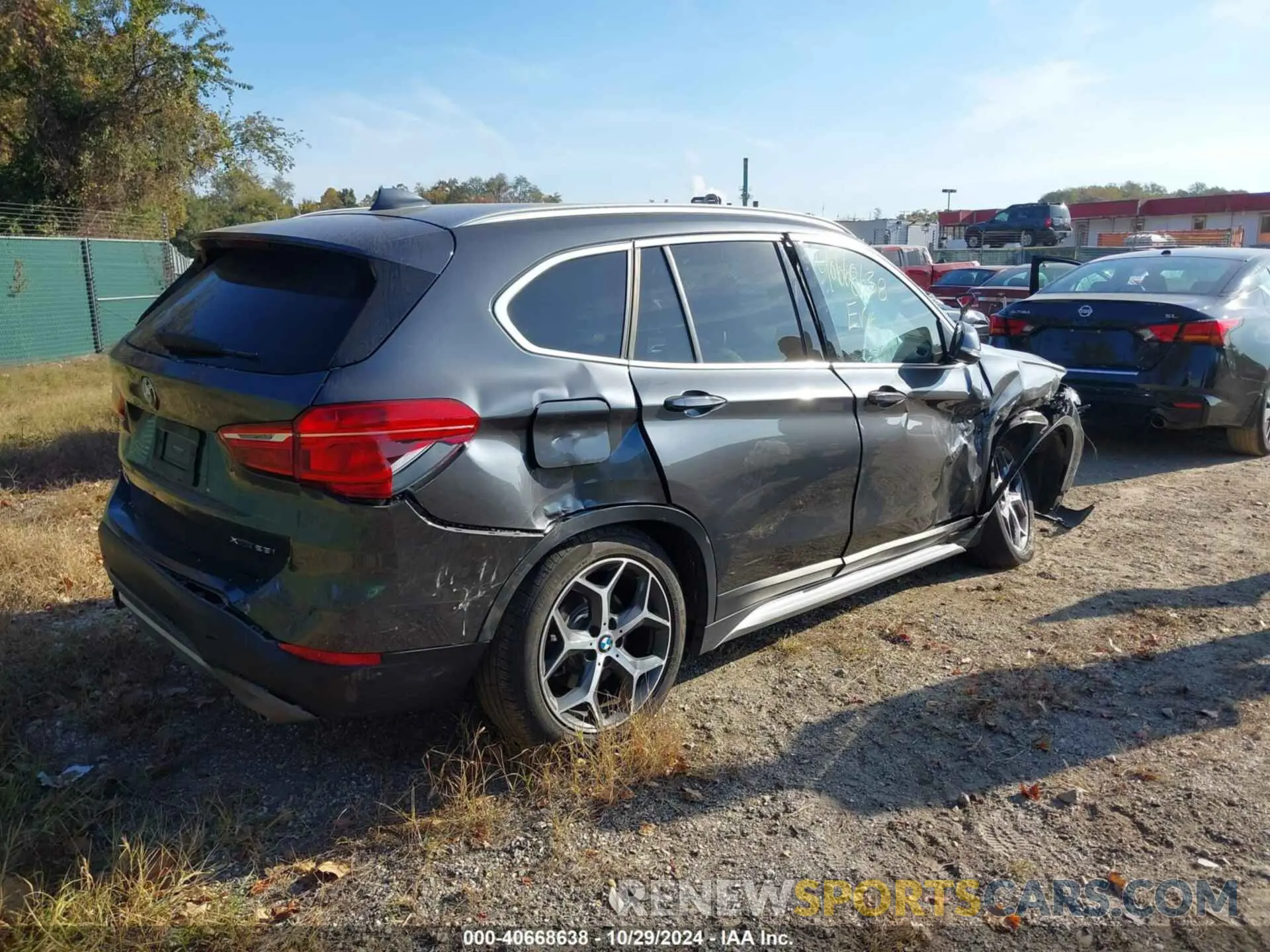 4 Photograph of a damaged car WBXHT3C52K5L36955 BMW X1 2019