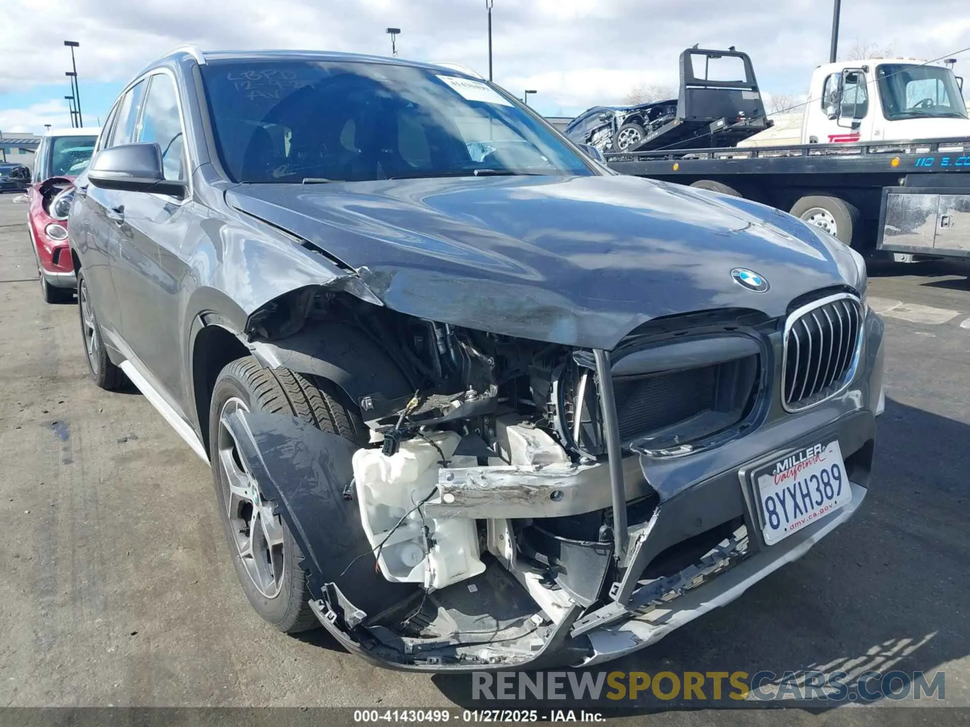 6 Photograph of a damaged car WBXHT3C52K5L89445 BMW X1 2019