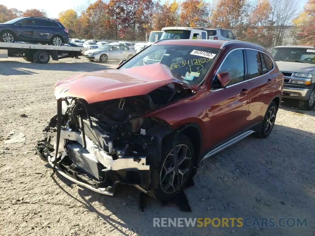 2 Photograph of a damaged car WBXHT3C55K5L37131 BMW X1 2019