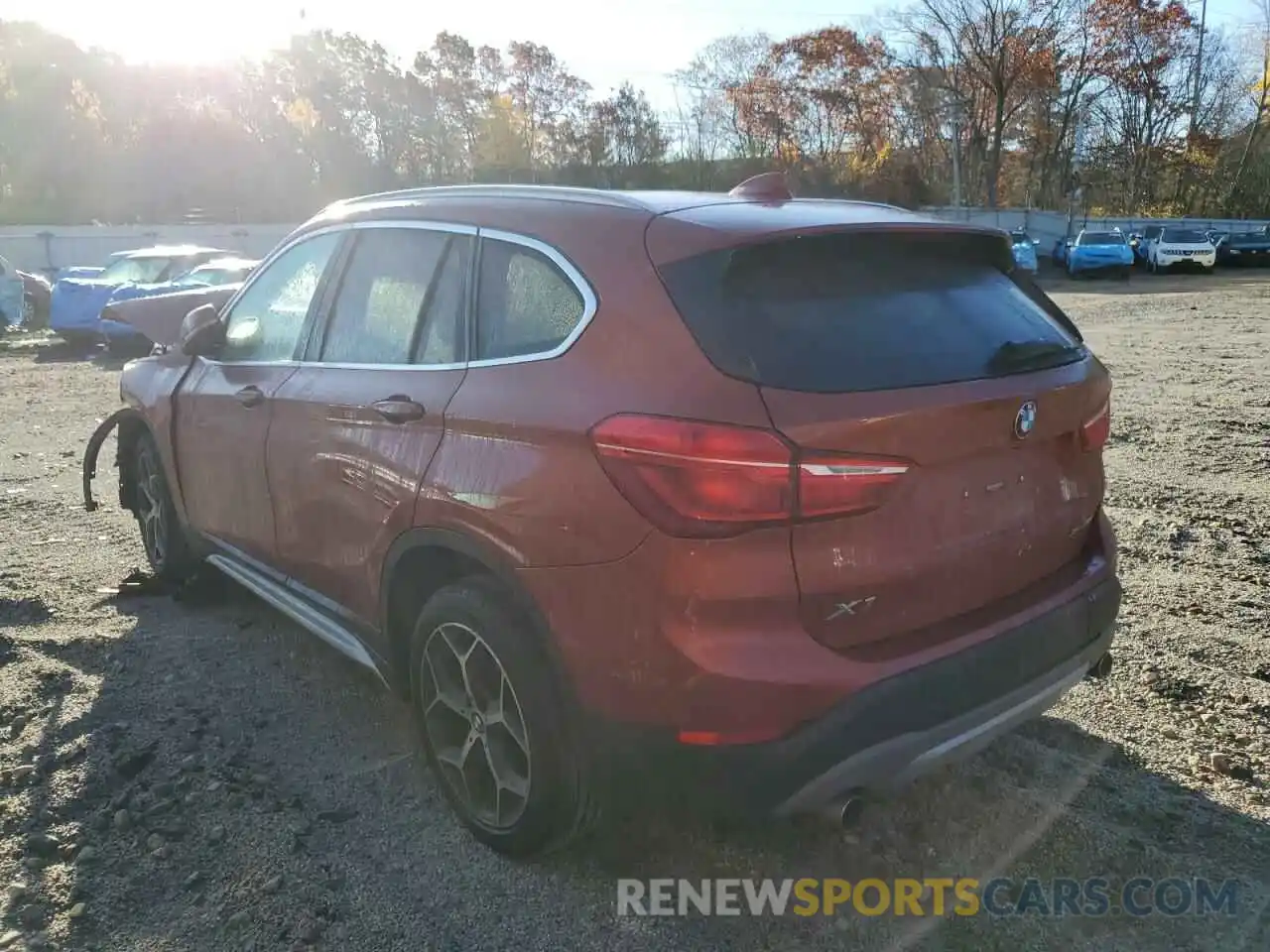 3 Photograph of a damaged car WBXHT3C55K5L37131 BMW X1 2019