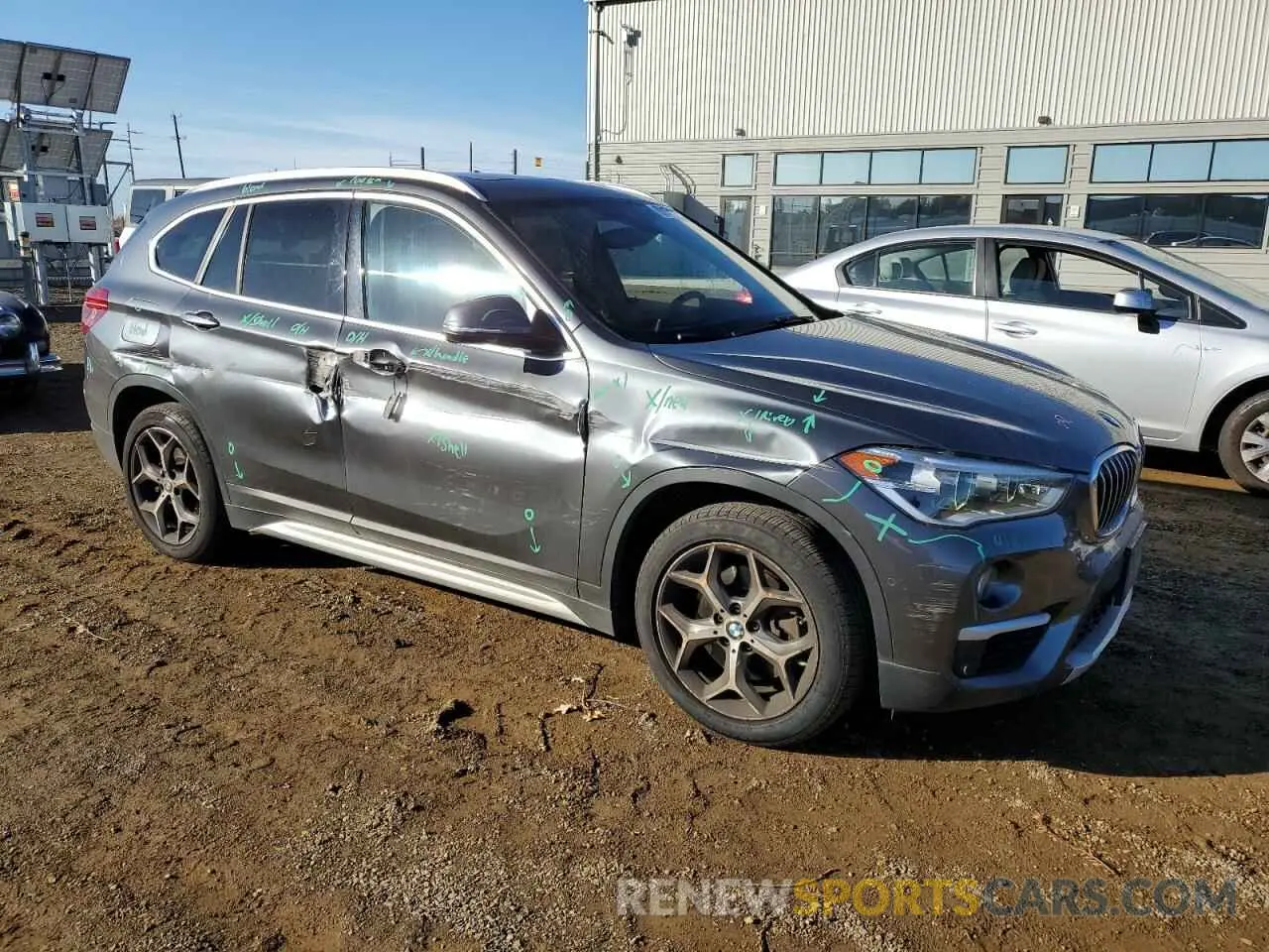 4 Photograph of a damaged car WBXHT3C58K3H33908 BMW X1 2019