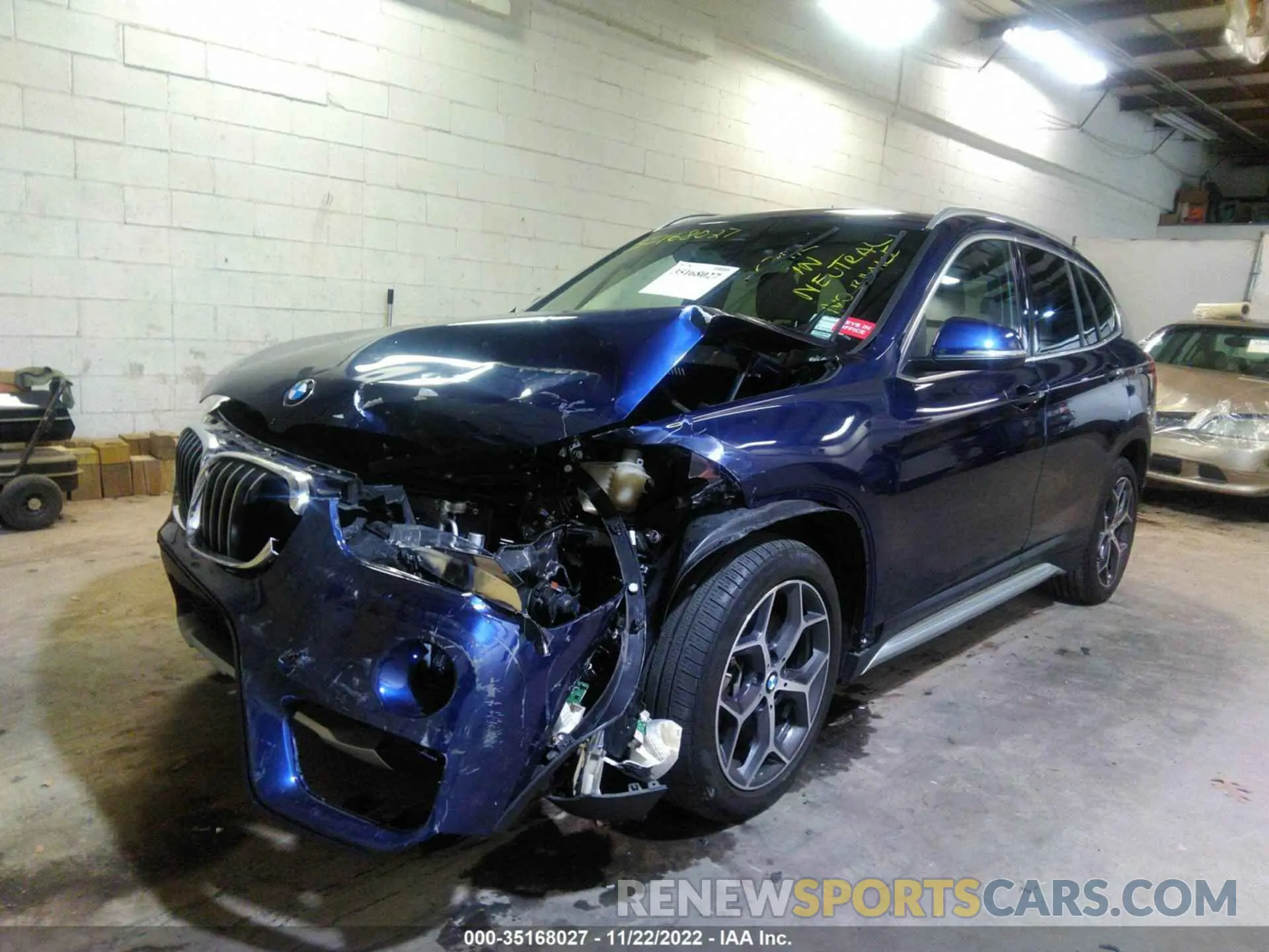 2 Photograph of a damaged car WBXHT3C58K3H35366 BMW X1 2019