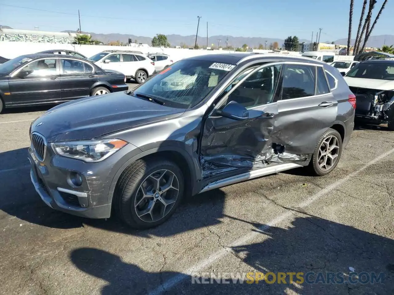 1 Photograph of a damaged car WBXHT3C5XK5L38582 BMW X1 2019