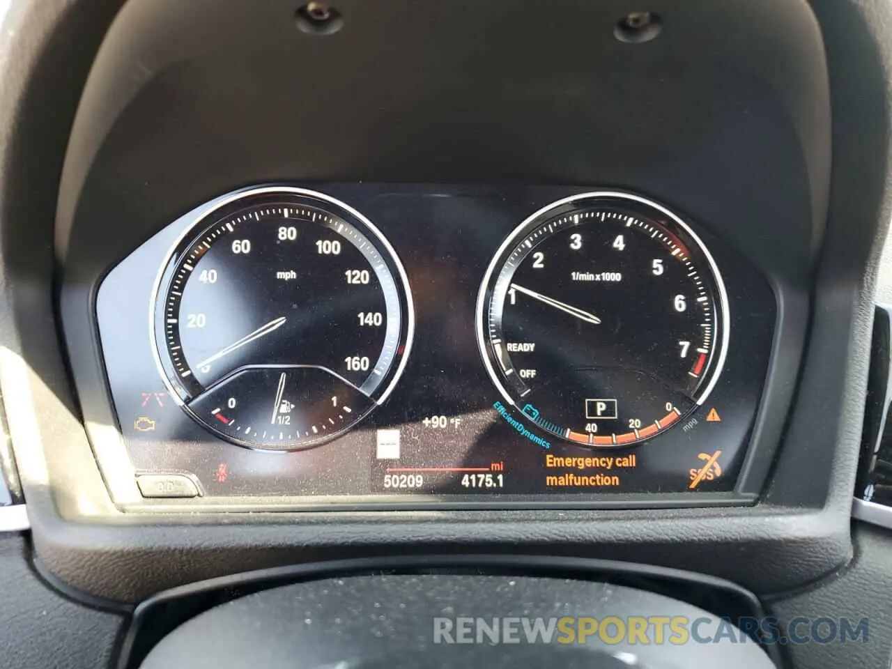 9 Photograph of a damaged car WBXHU7C50K3H44244 BMW X1 2019