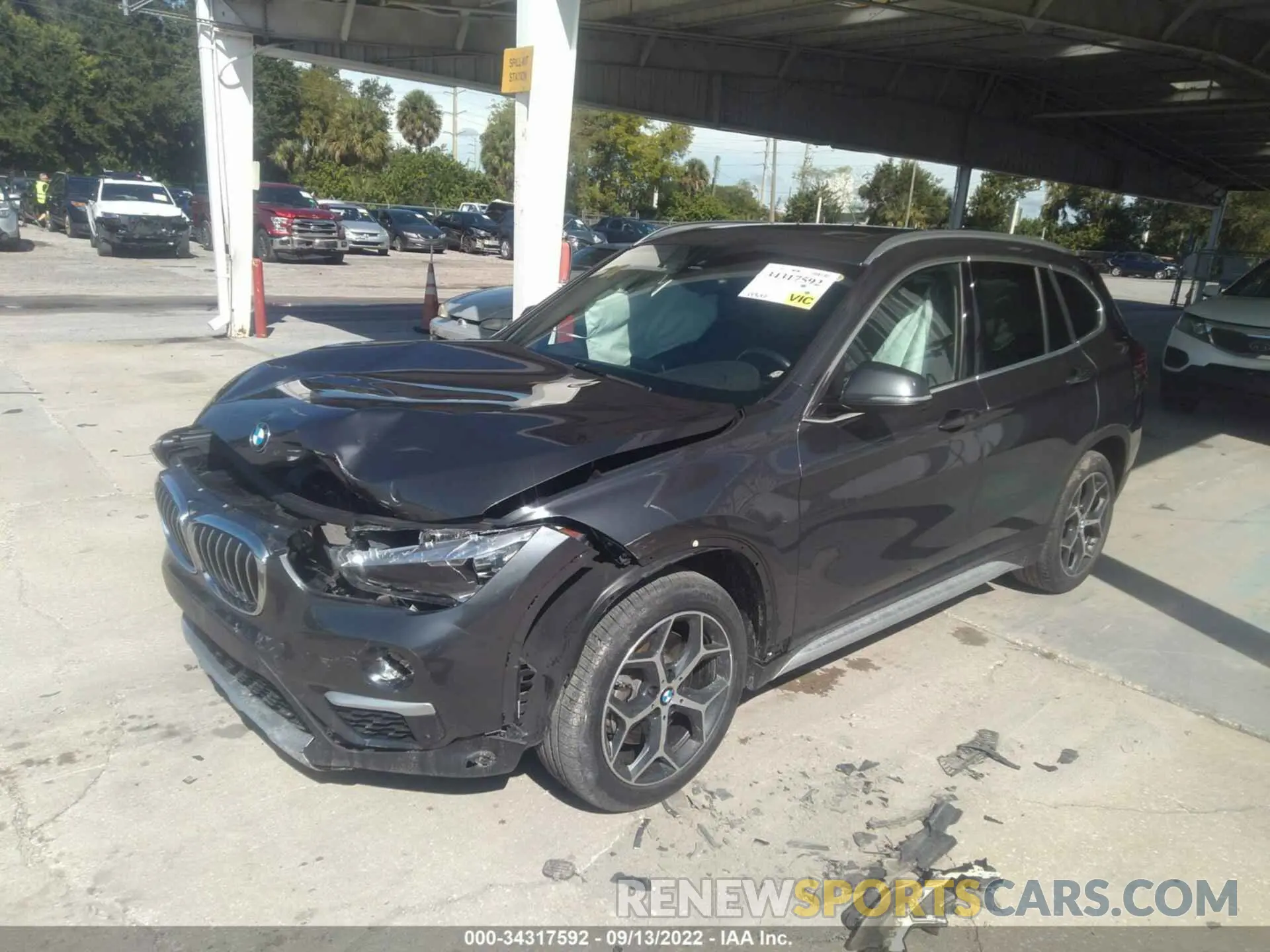 2 Photograph of a damaged car WBXHU7C50K5L11086 BMW X1 2019