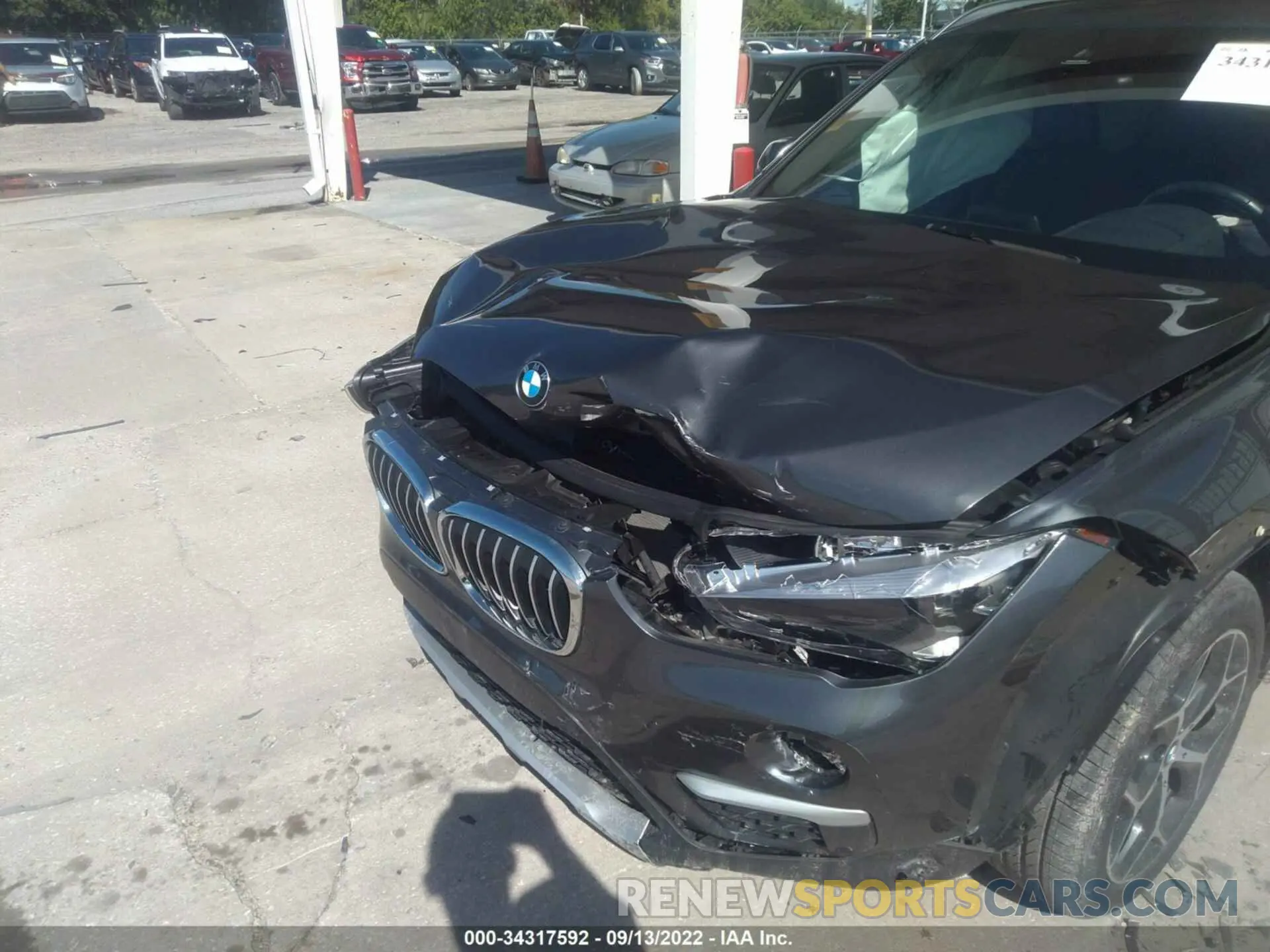 6 Photograph of a damaged car WBXHU7C50K5L11086 BMW X1 2019