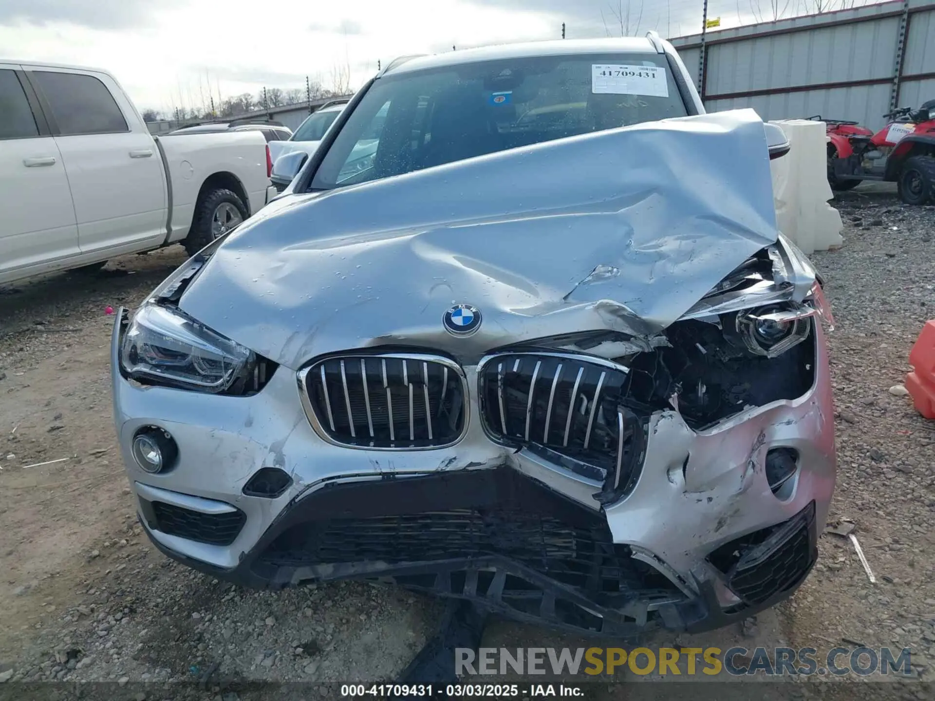 6 Photograph of a damaged car WBXHU7C52K3H44360 BMW X1 2019
