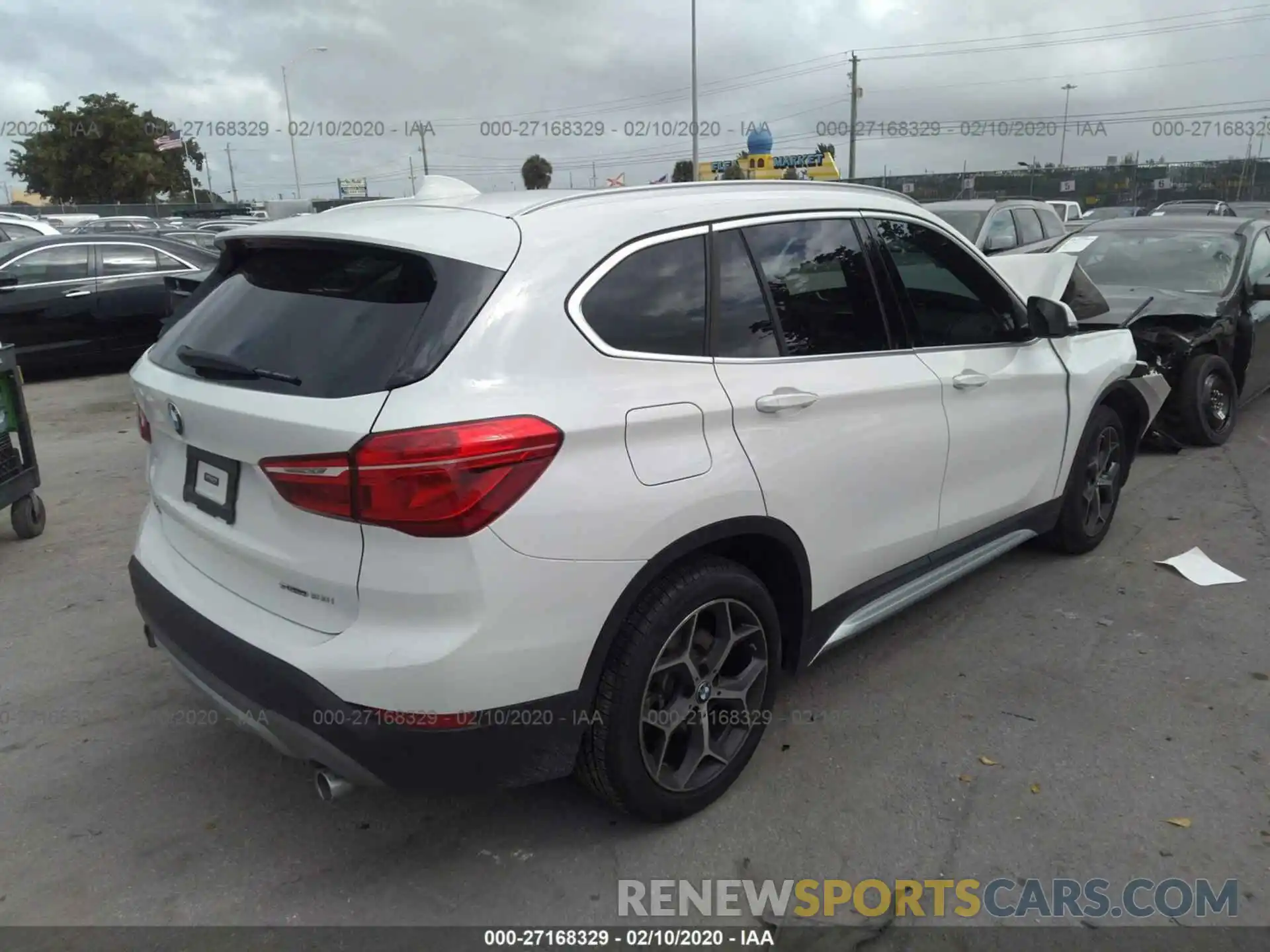 4 Photograph of a damaged car WBXHU7C55K3H45678 BMW X1 2019