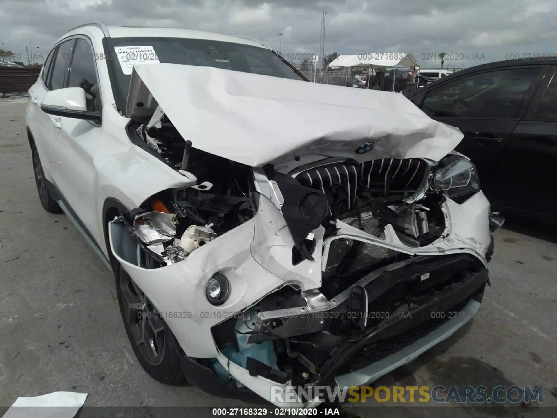 6 Photograph of a damaged car WBXHU7C55K3H45678 BMW X1 2019