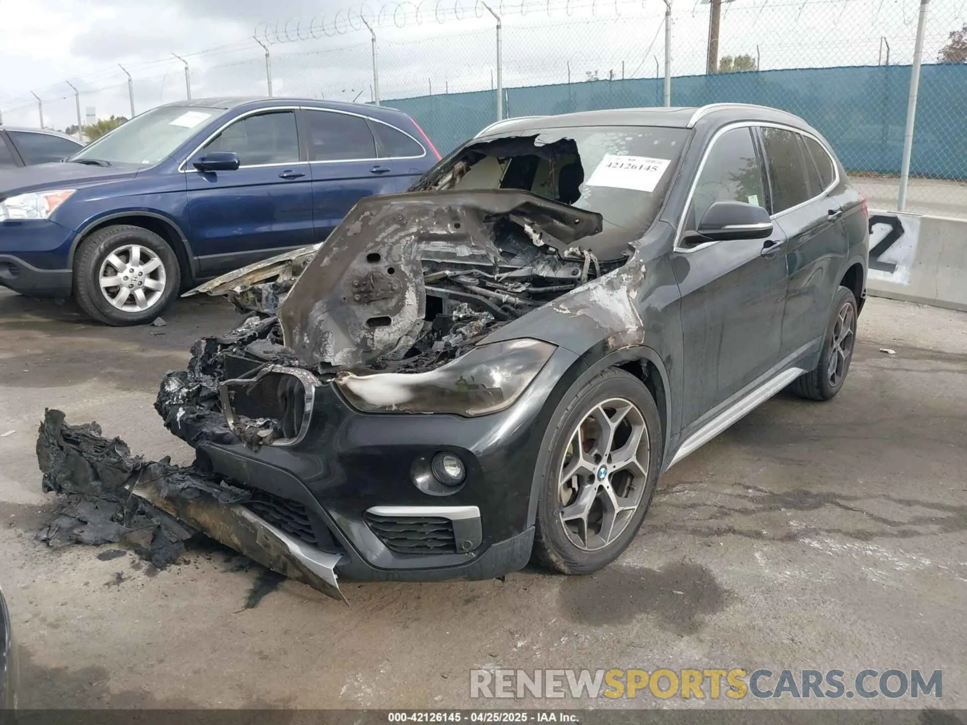 2 Photograph of a damaged car WBXHU7C55K5L10581 BMW X1 2019