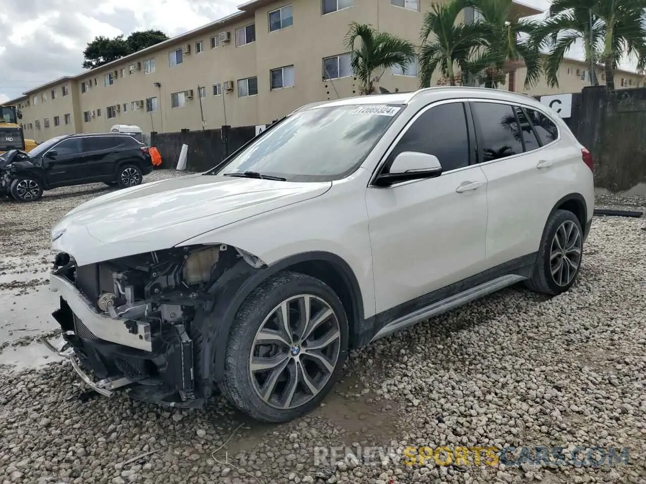 1 Photograph of a damaged car WBXHU7C55K5L11892 BMW X1 2019