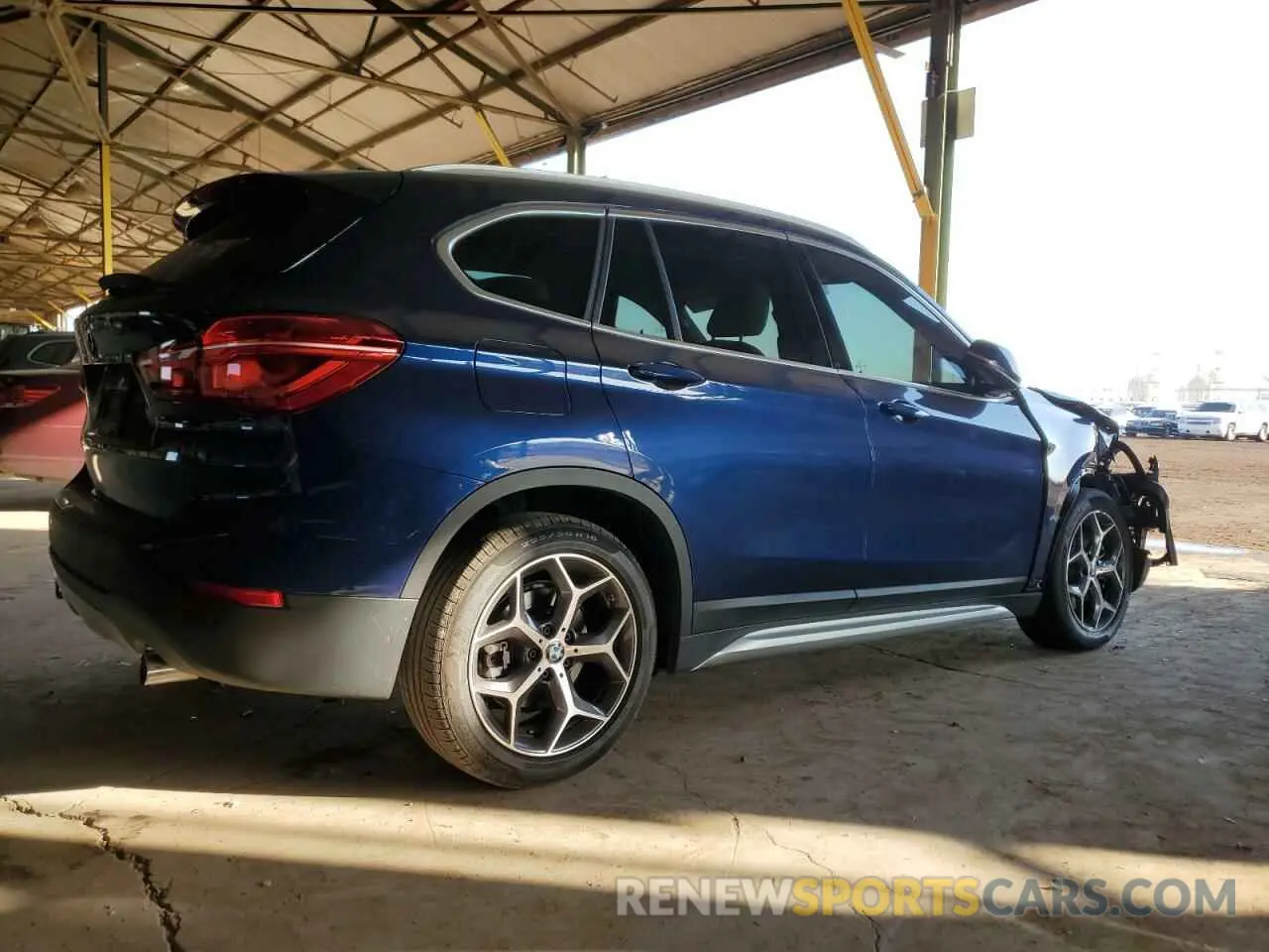 3 Photograph of a damaged car WBXHU7C57K3H46055 BMW X1 2019
