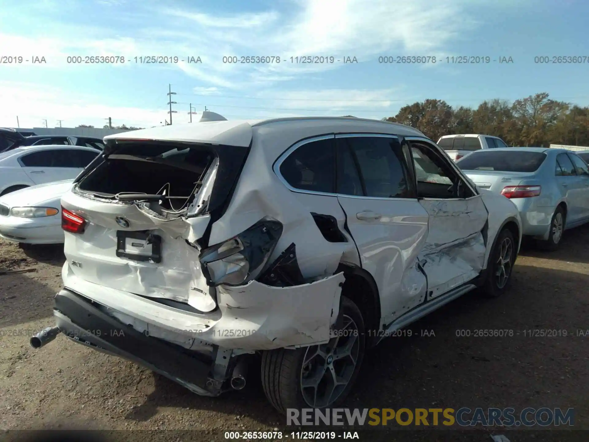 6 Photograph of a damaged car WBXHU7C59K5N45291 BMW X1 2019