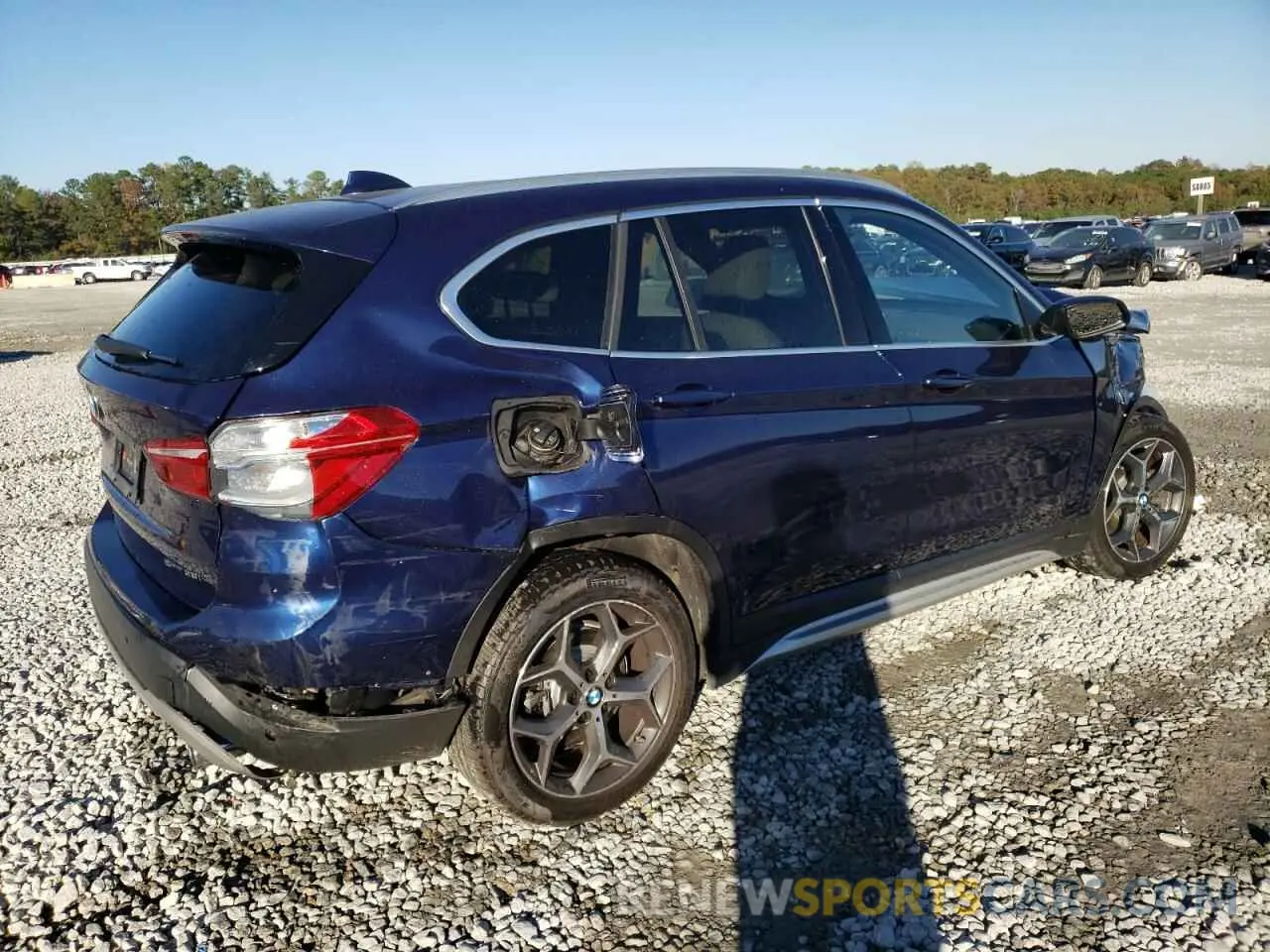 3 Photograph of a damaged car WBXHU7C5XK3H45420 BMW X1 2019