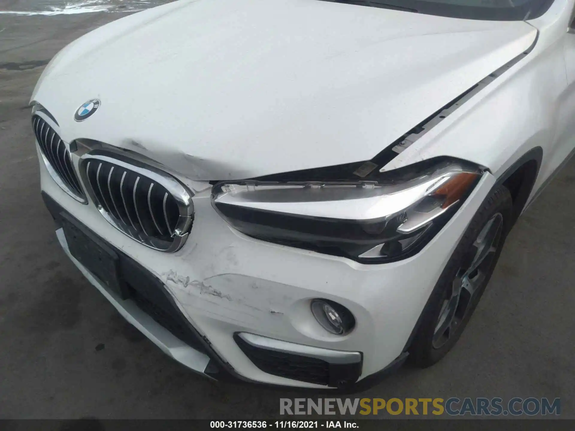 6 Photograph of a damaged car WBXHU7C5XK3H46163 BMW X1 2019