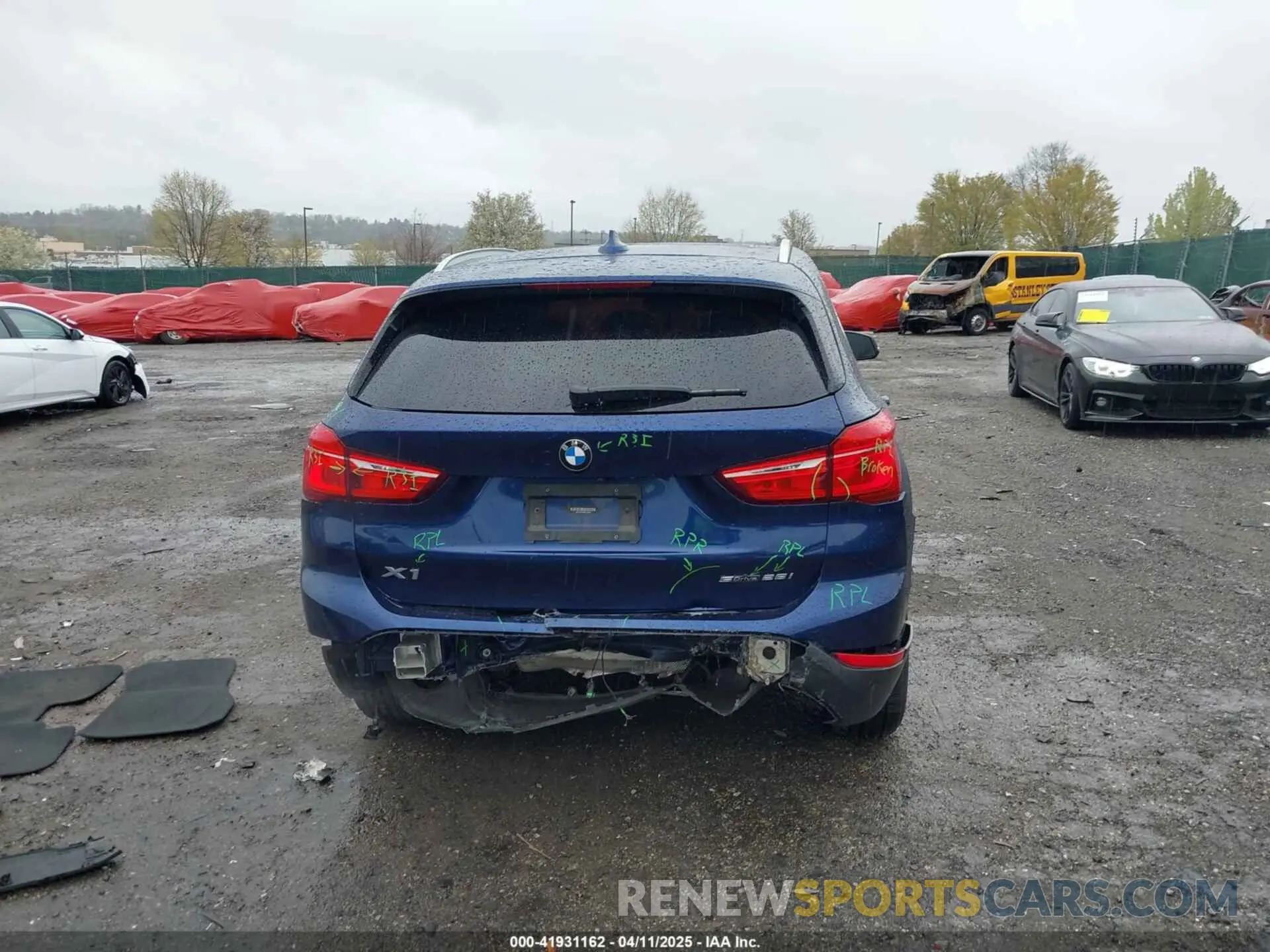 16 Photograph of a damaged car WBXHU7C5XK5L10933 BMW X1 2019
