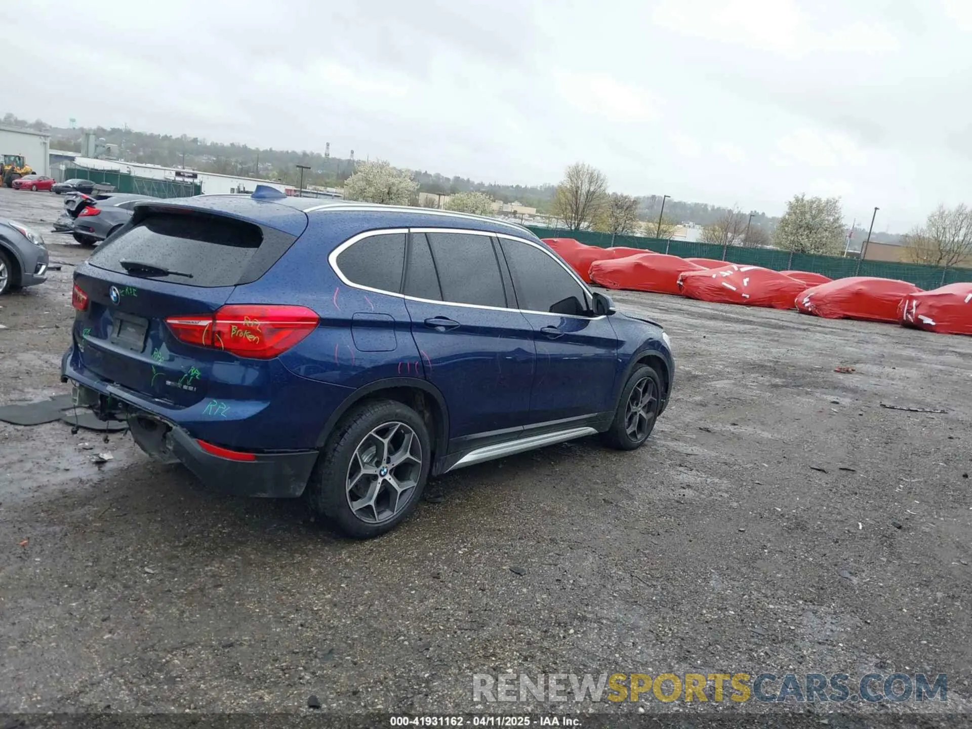 4 Photograph of a damaged car WBXHU7C5XK5L10933 BMW X1 2019