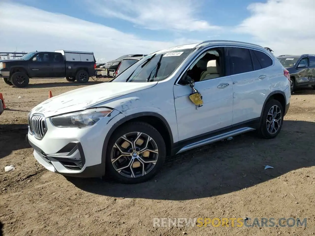 1 Photograph of a damaged car WBXJG7C01L5P73297 BMW X1 2020
