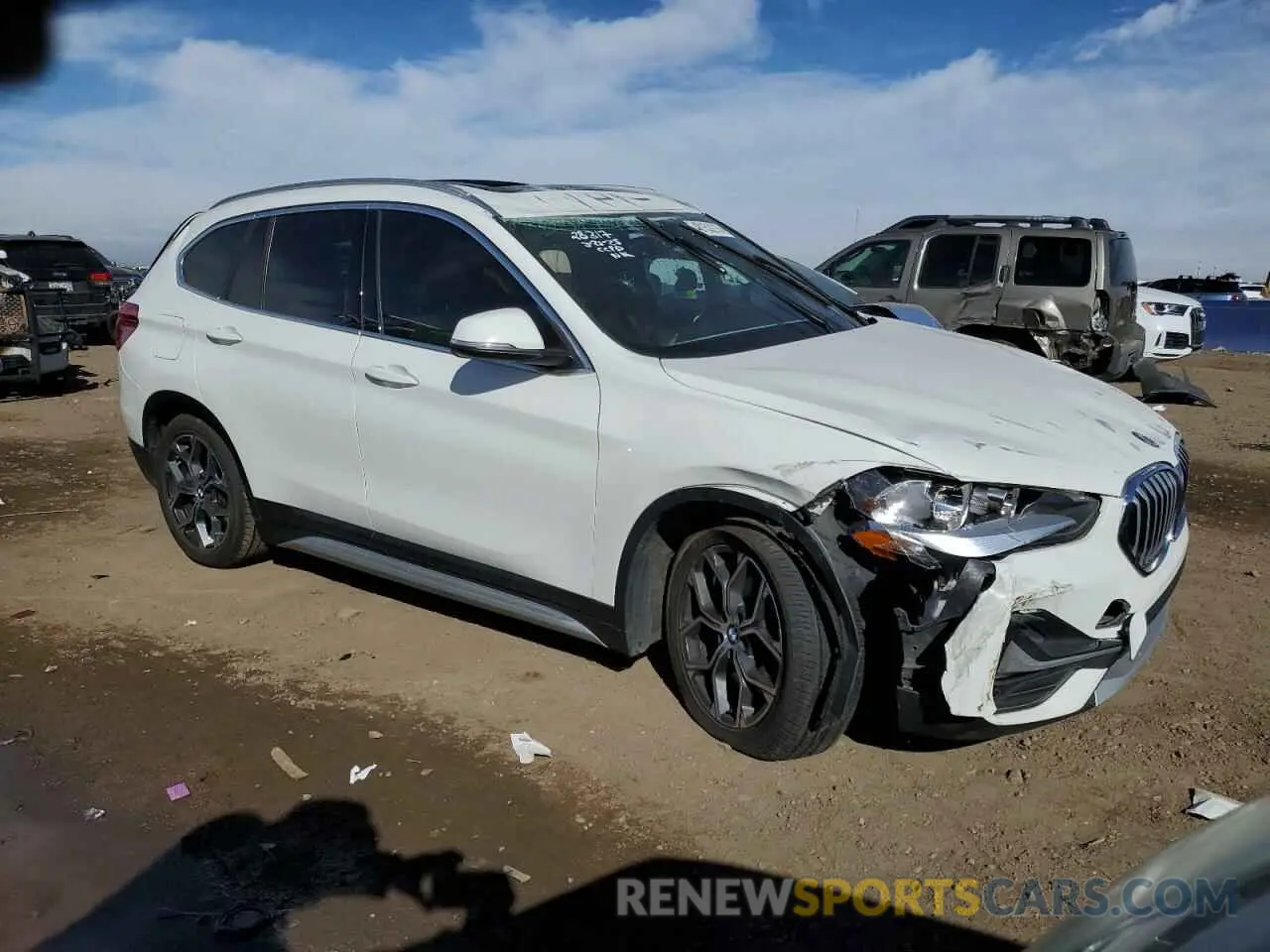 4 Photograph of a damaged car WBXJG7C01L5P73297 BMW X1 2020