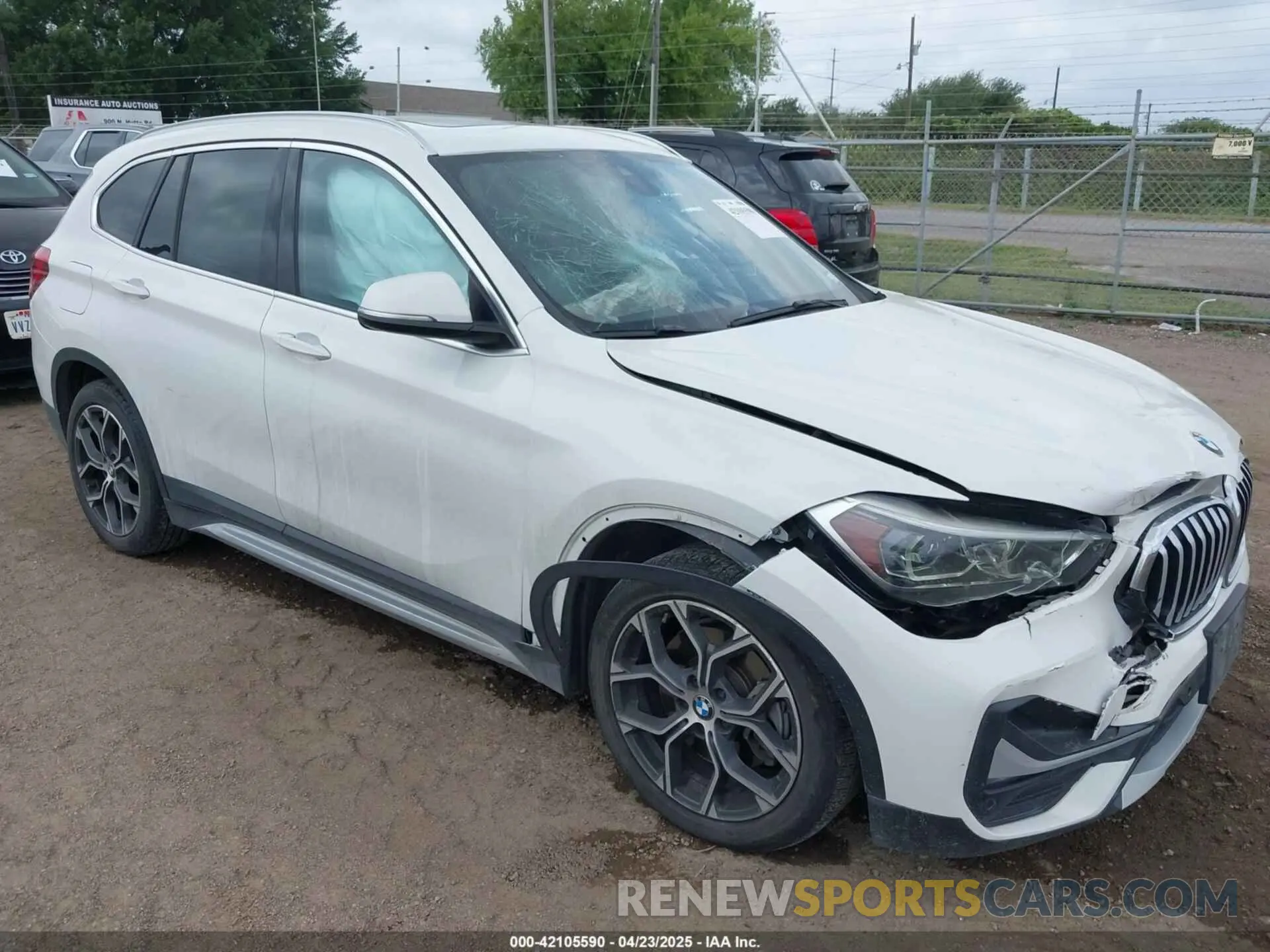 1 Photograph of a damaged car WBXJG7C02L5P24688 BMW X1 2020