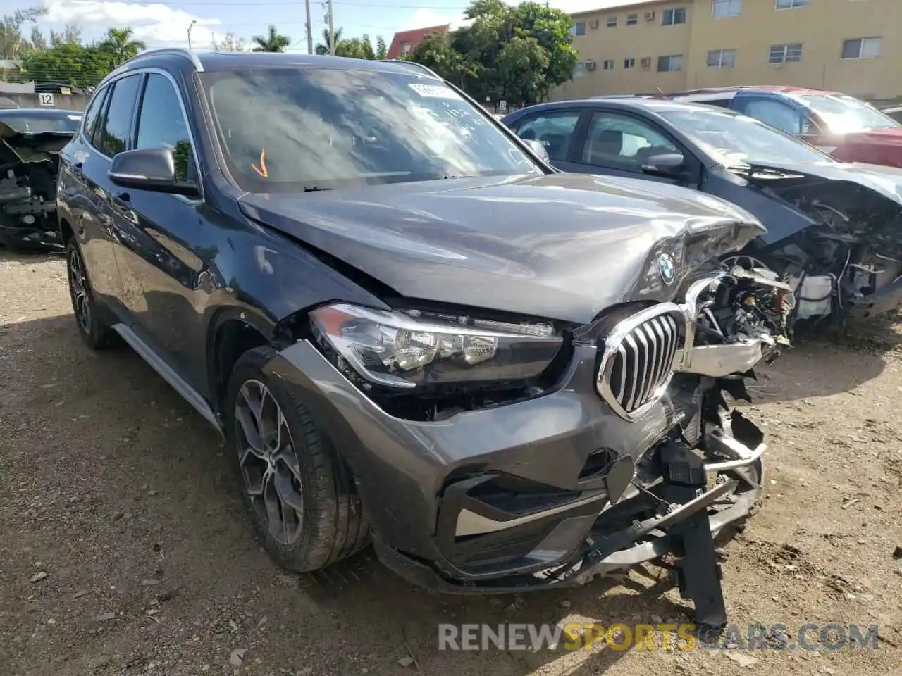 1 Photograph of a damaged car WBXJG7C03L5P71132 BMW X1 2020