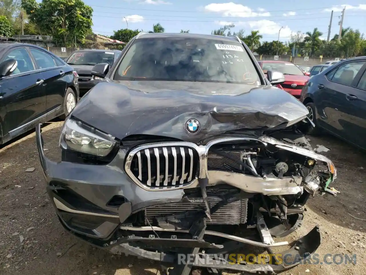 9 Photograph of a damaged car WBXJG7C03L5P71132 BMW X1 2020