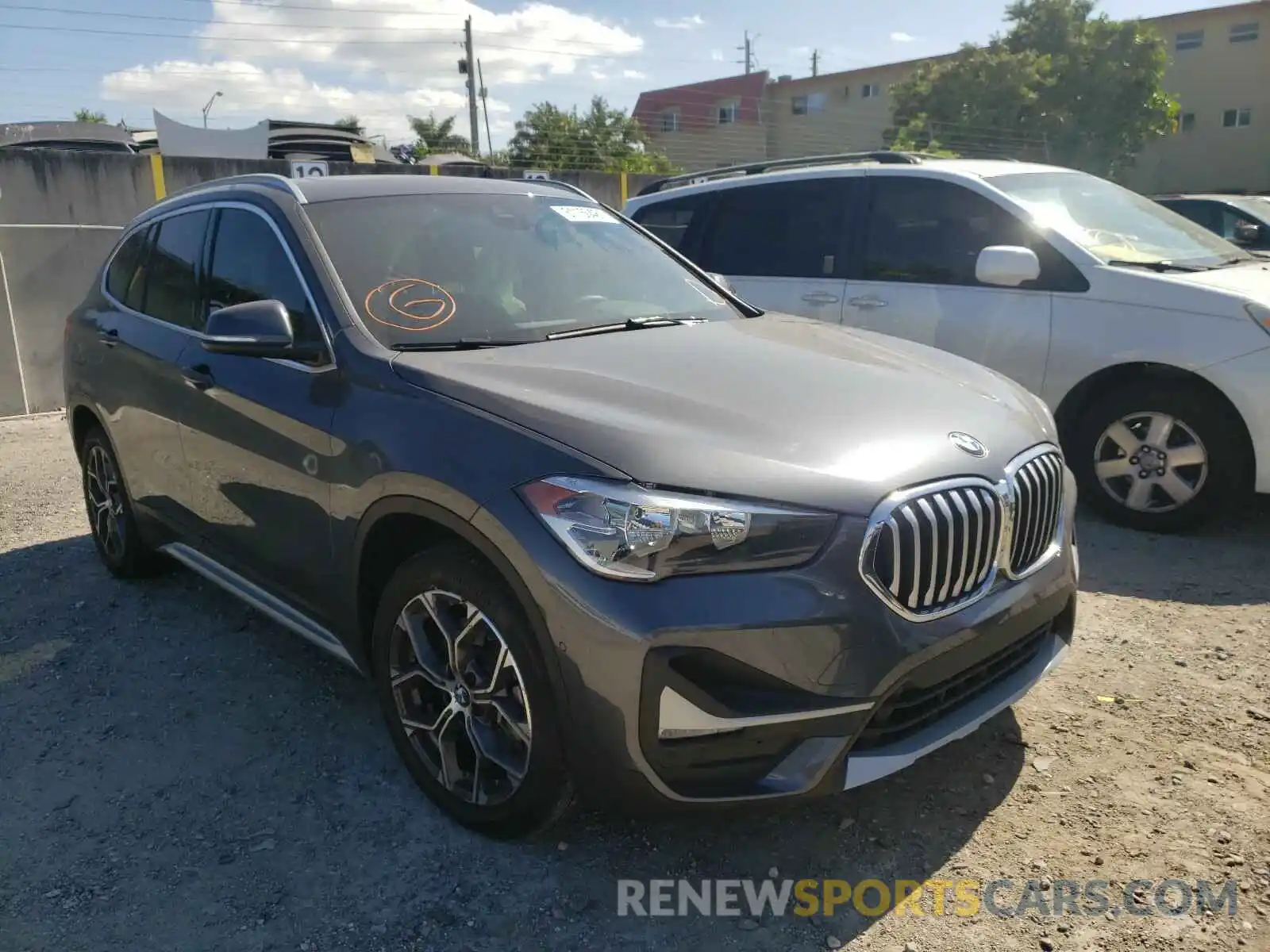 1 Photograph of a damaged car WBXJG7C03L5P78890 BMW X1 2020