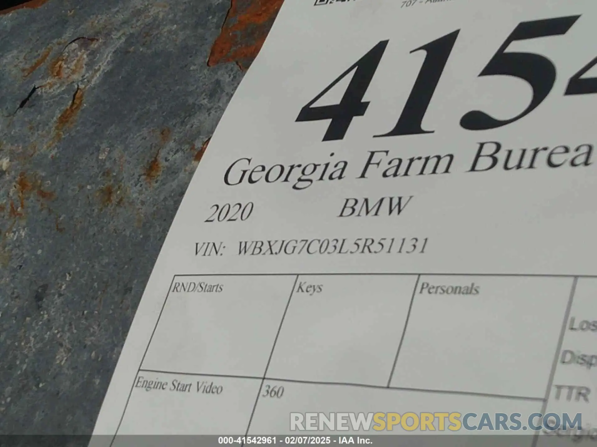 9 Photograph of a damaged car WBXJG7C03L5R51131 BMW X1 2020