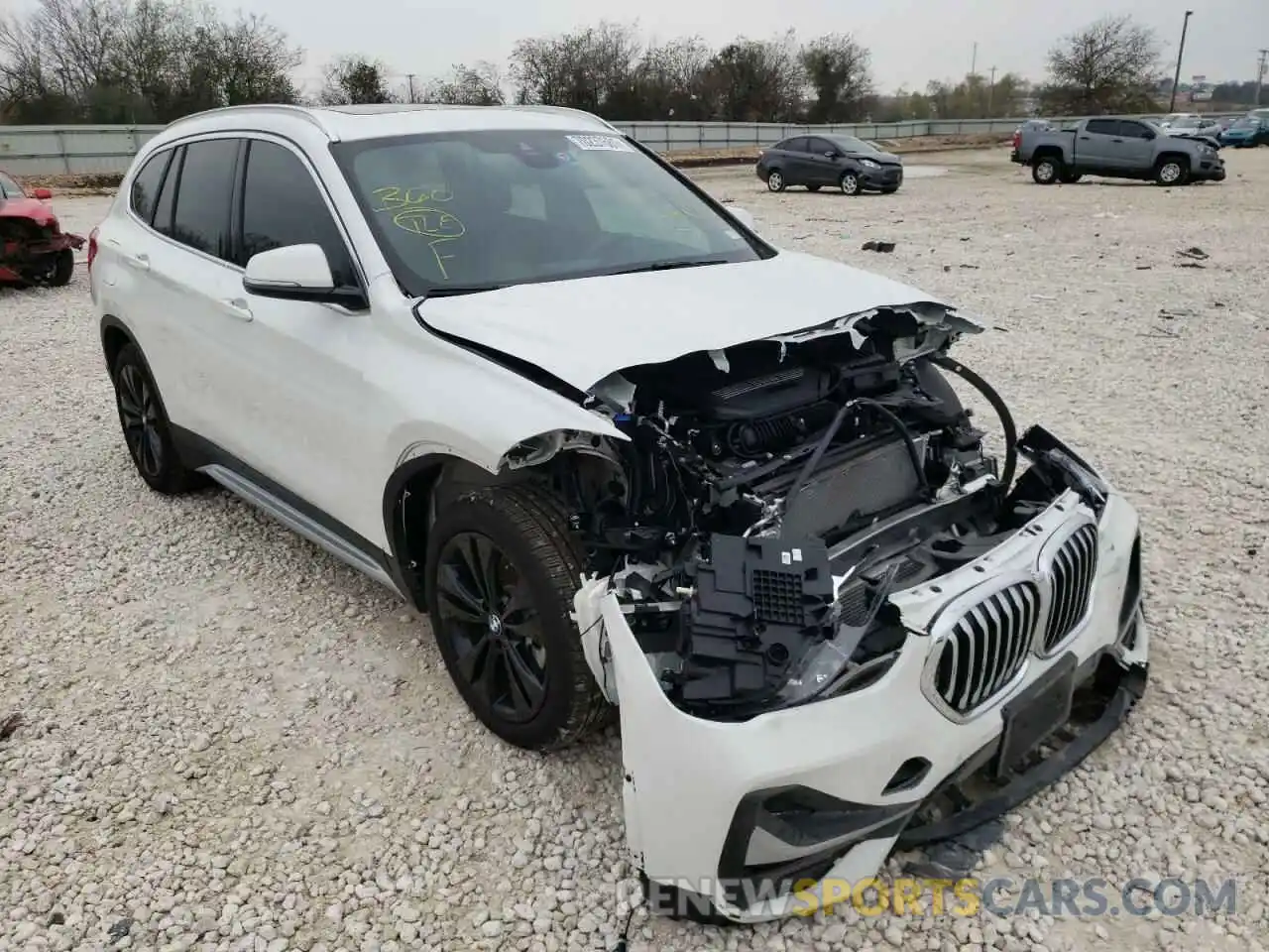 1 Photograph of a damaged car WBXJG7C05L5P29366 BMW X1 2020